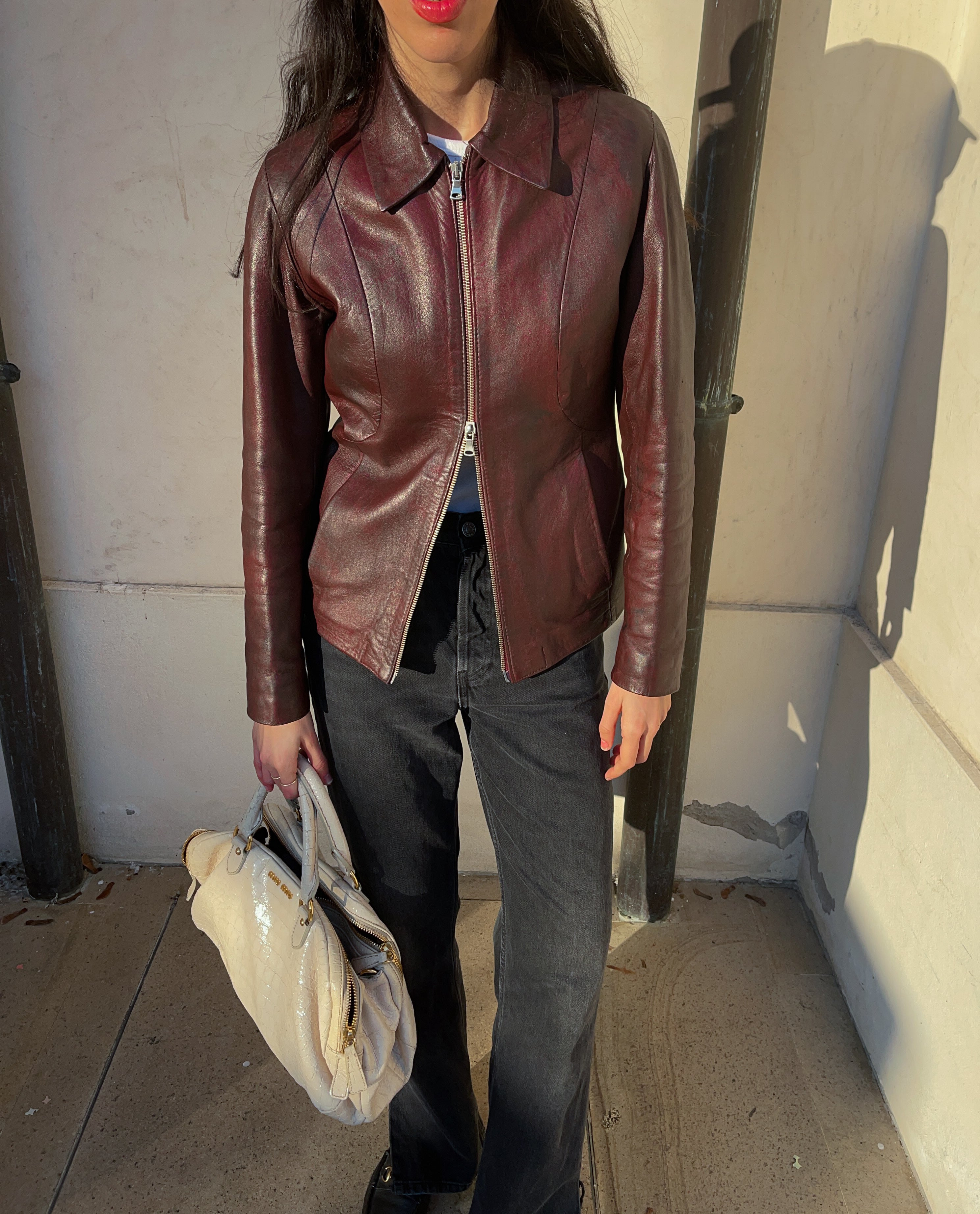 90s Burgundish jacket