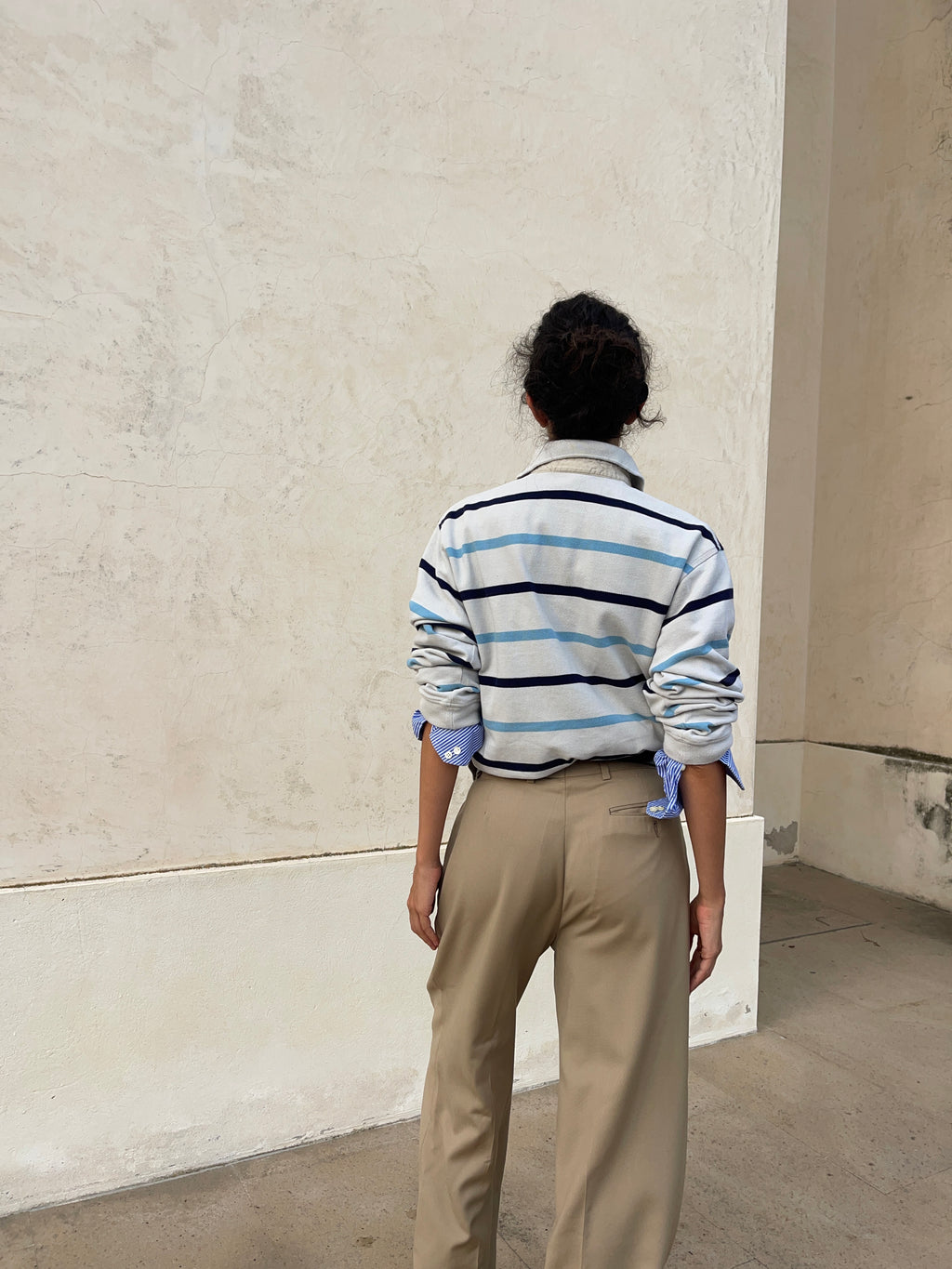 100 light wool man trousers