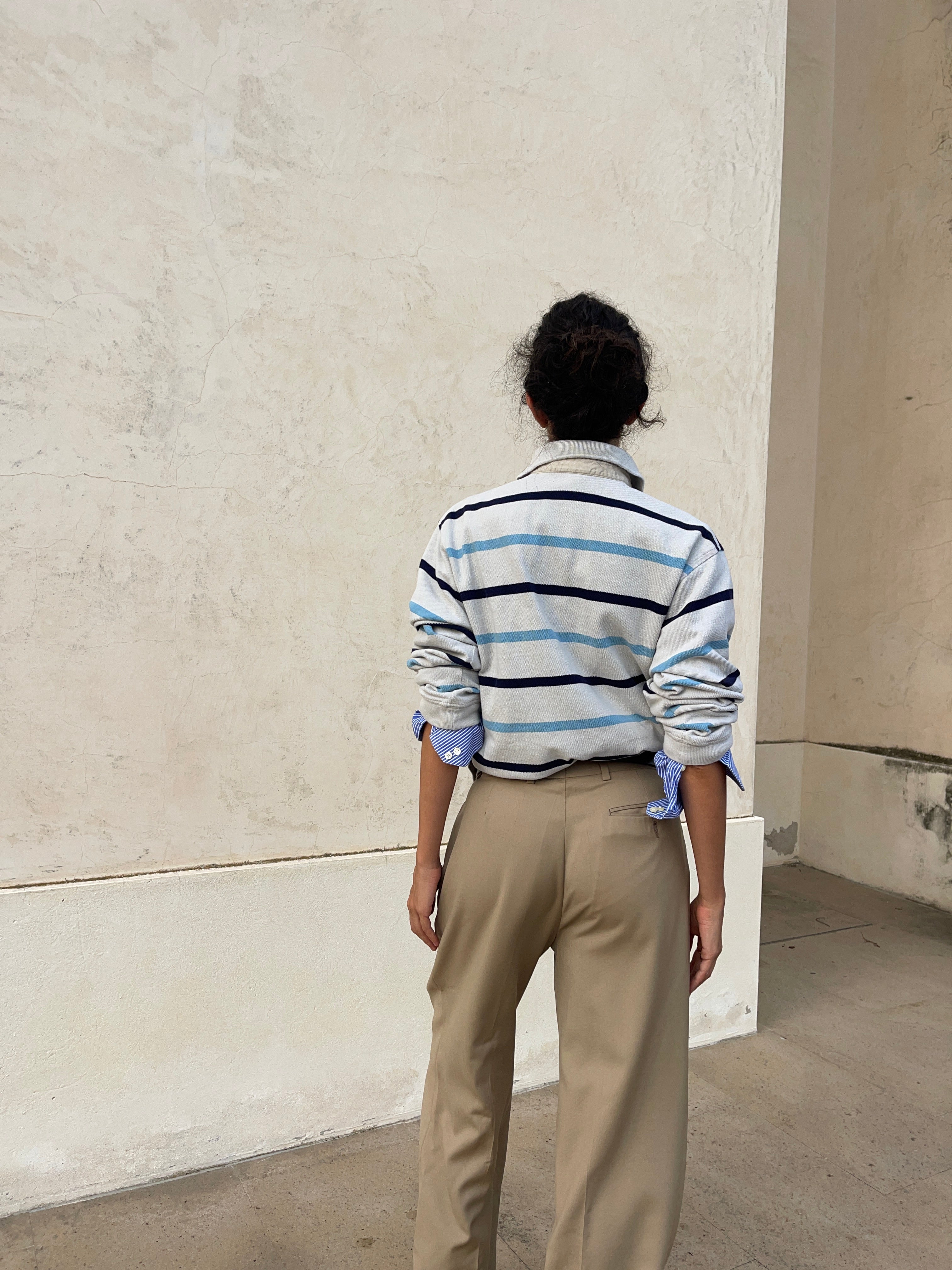 100 light wool man trousers