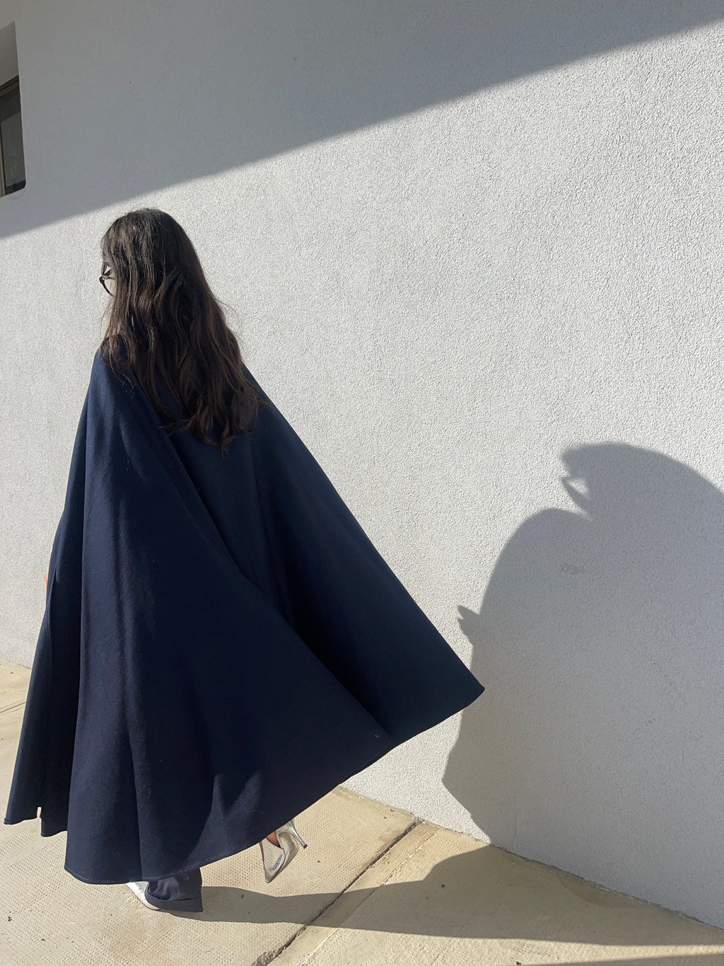 Wool cape