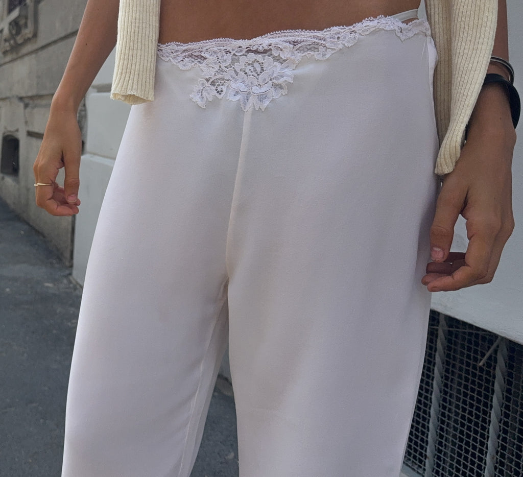 100% silk pants