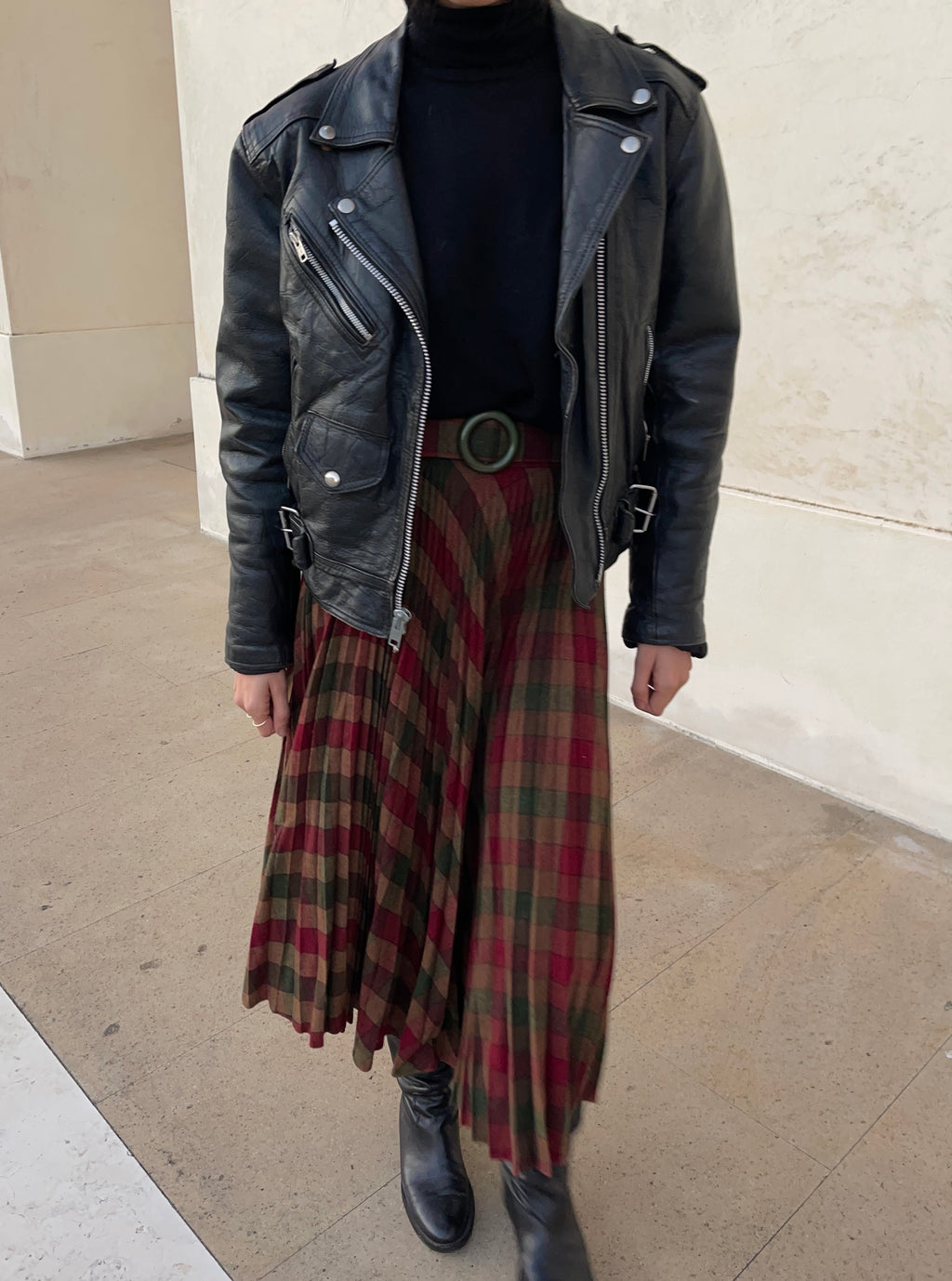 Wool skirt