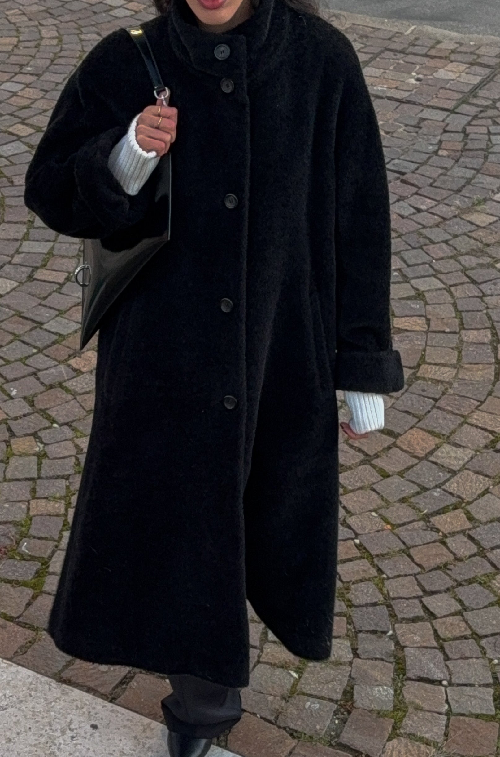 Black Alpaca coat