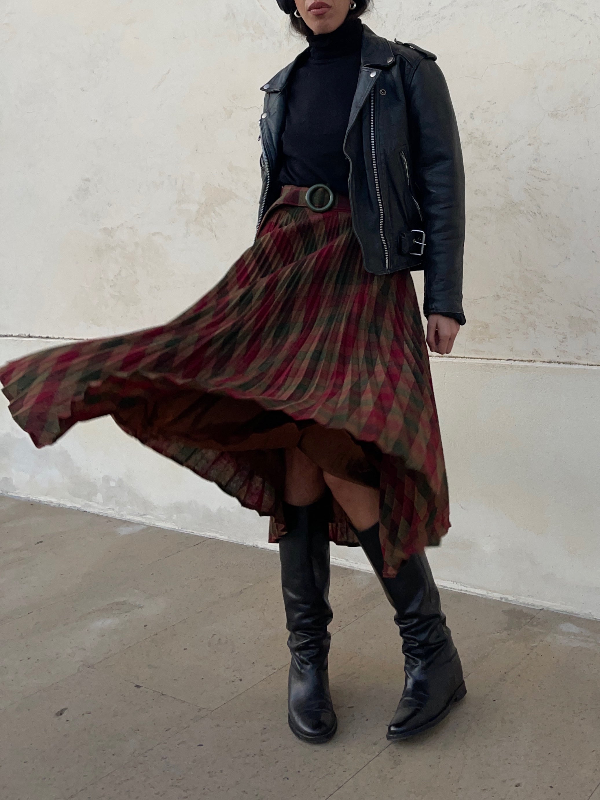 Wool skirt