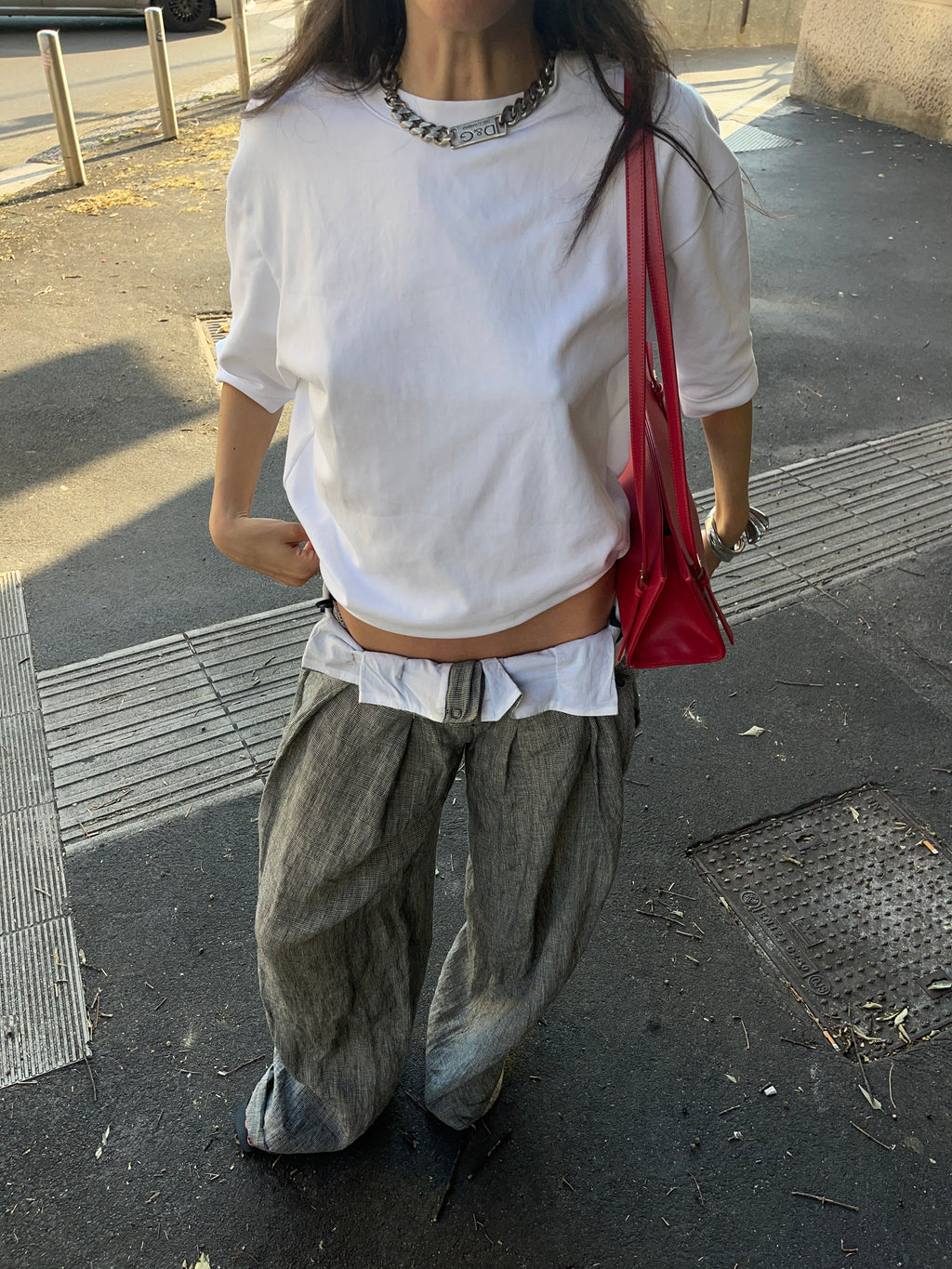 100% linen MALLONI trousers