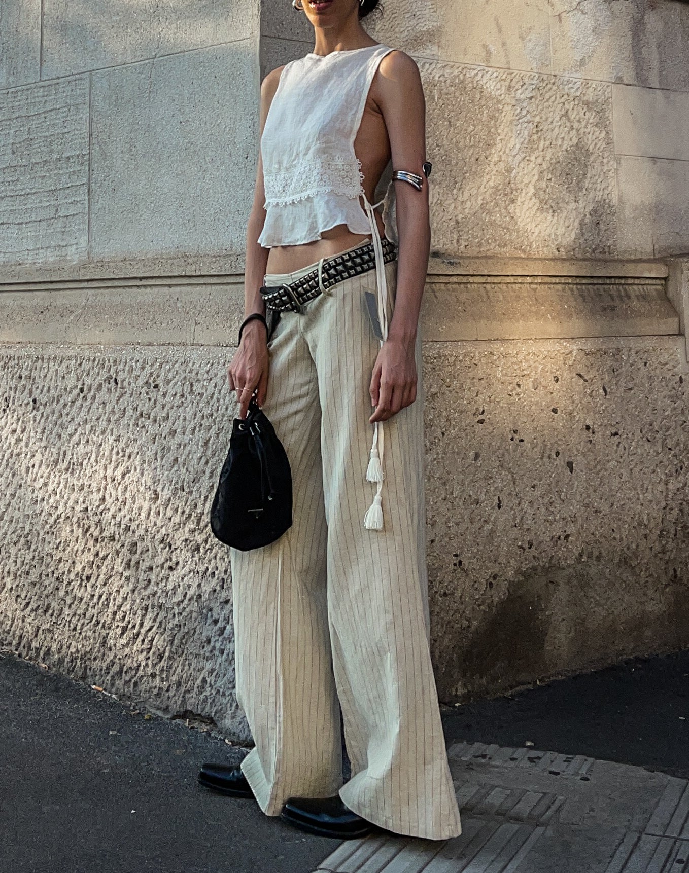 100 linen trousers