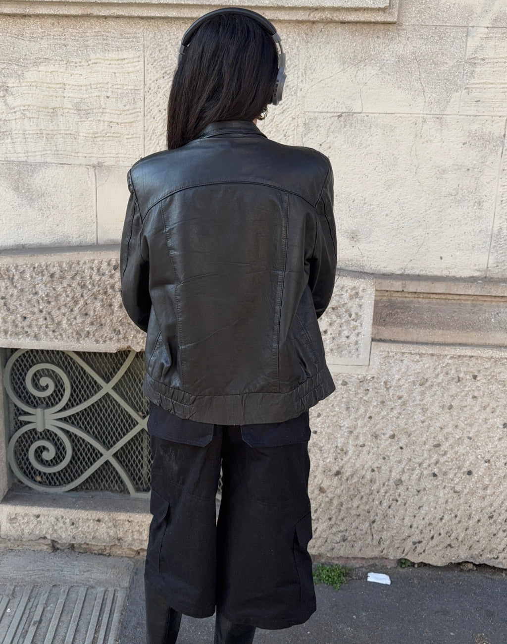 Leather jacket/ bomber