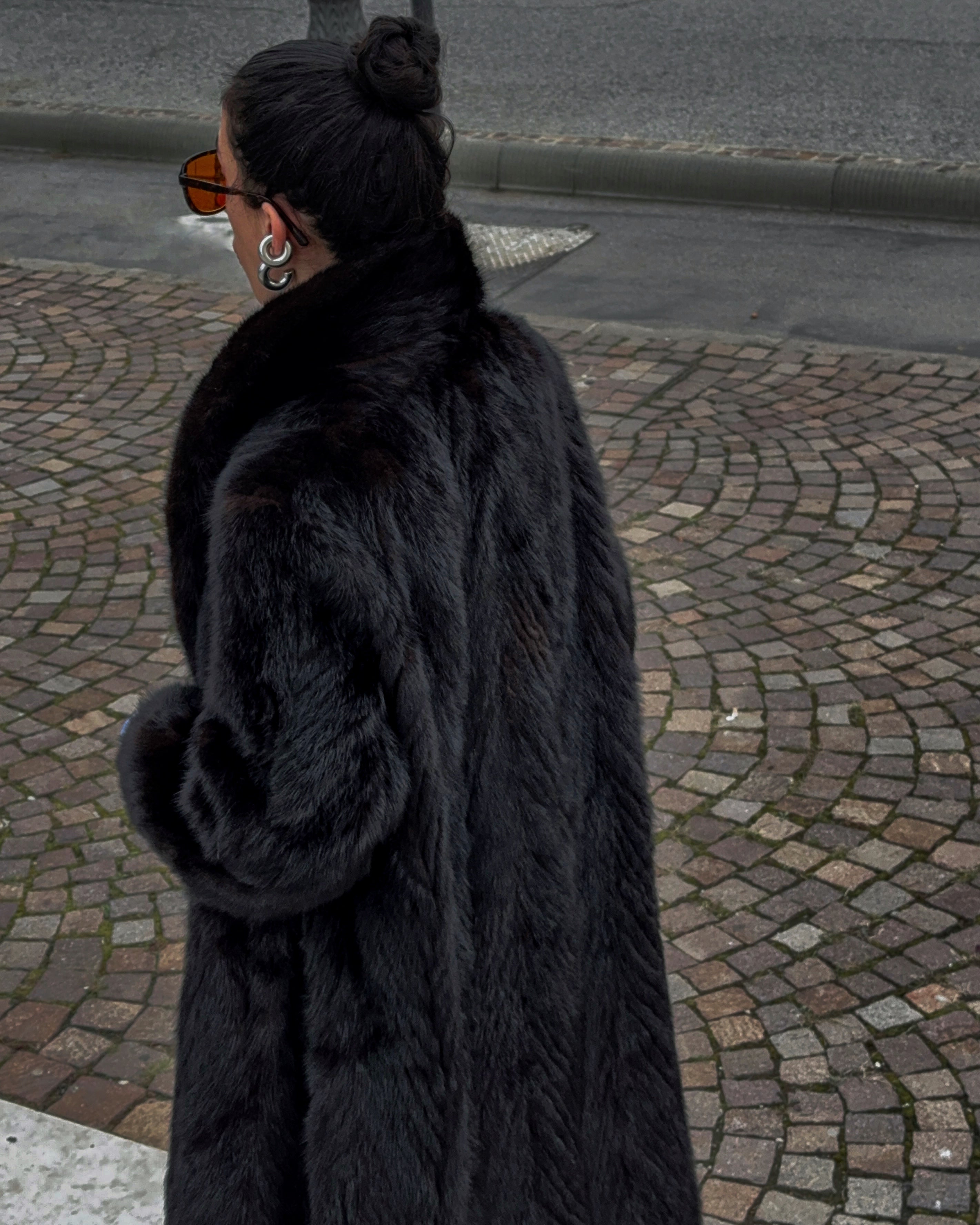 Mink fur coat