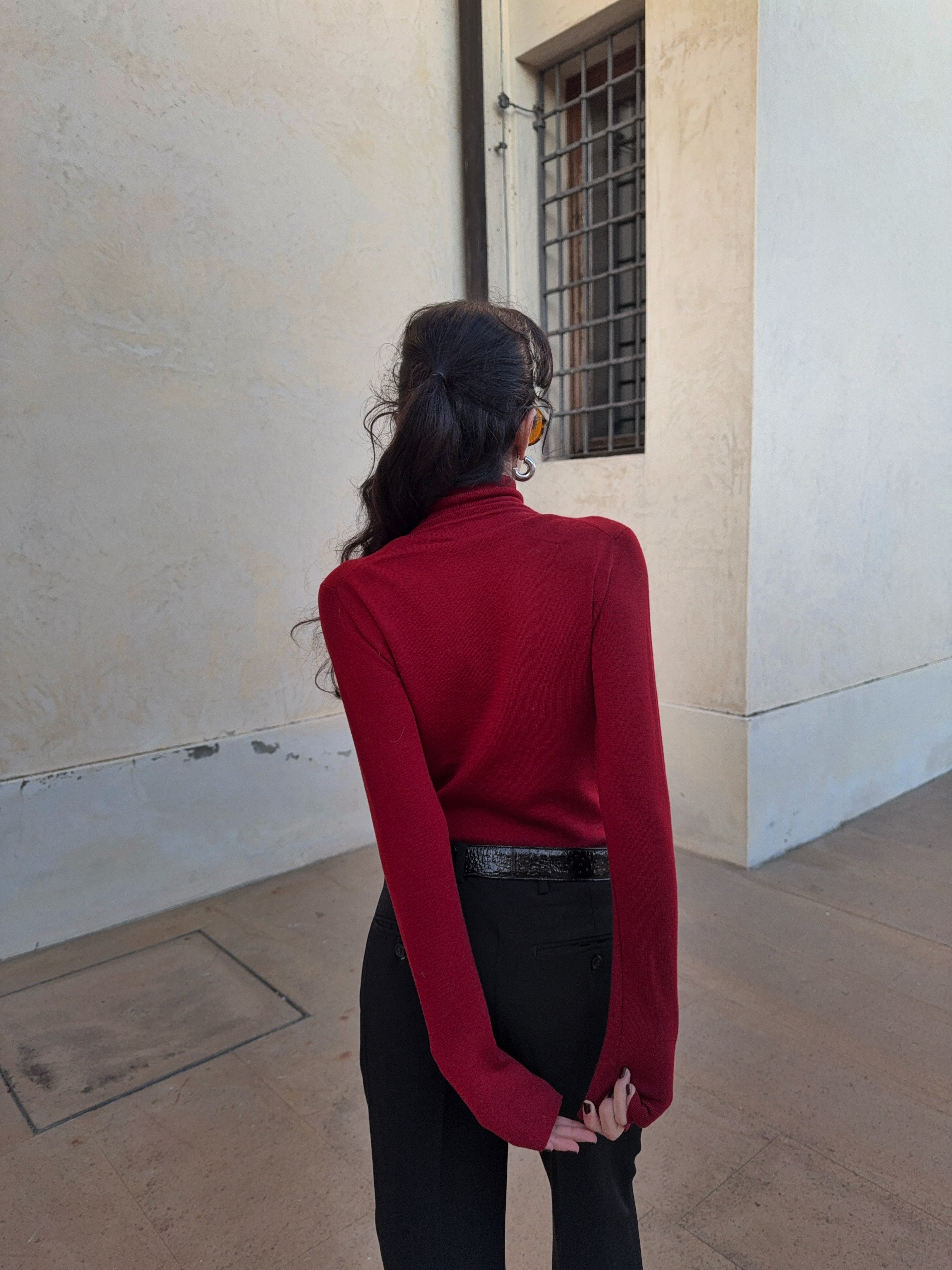 100% merino wool turtleneck