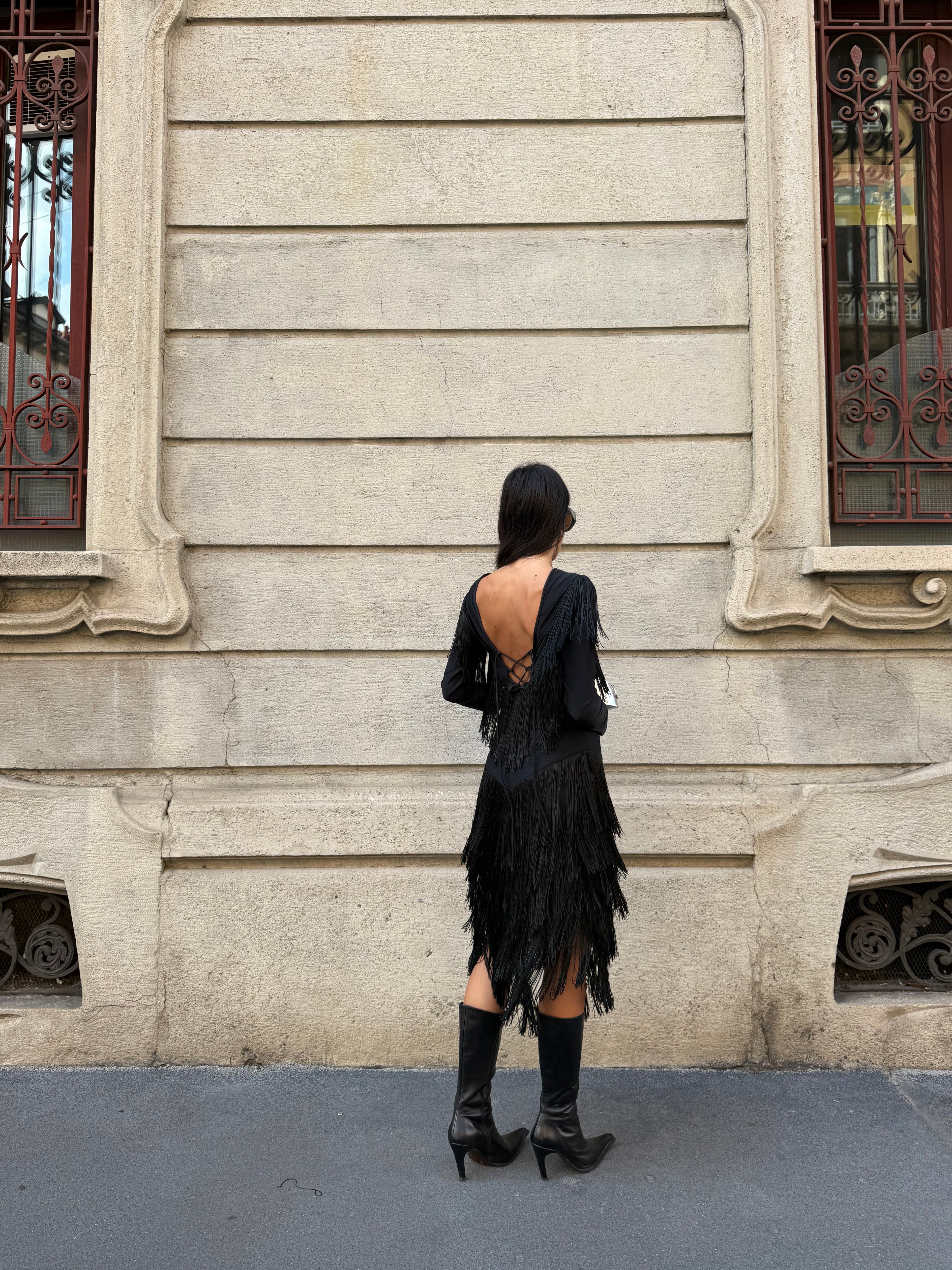 Fringed dress
