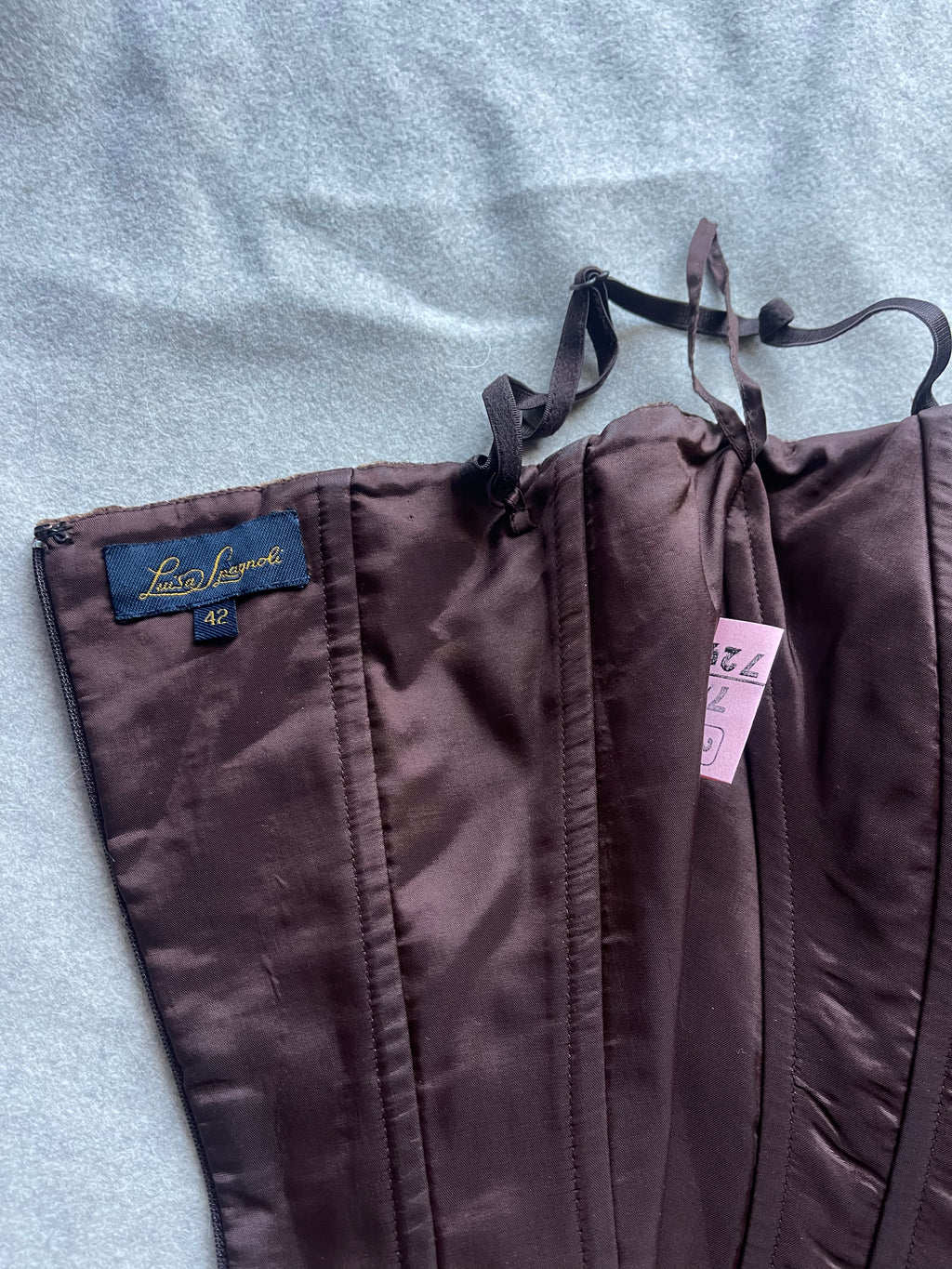 Luisa Spagnoli Velvet silk bustier