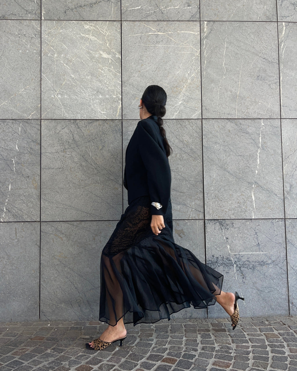 Transparent skirt