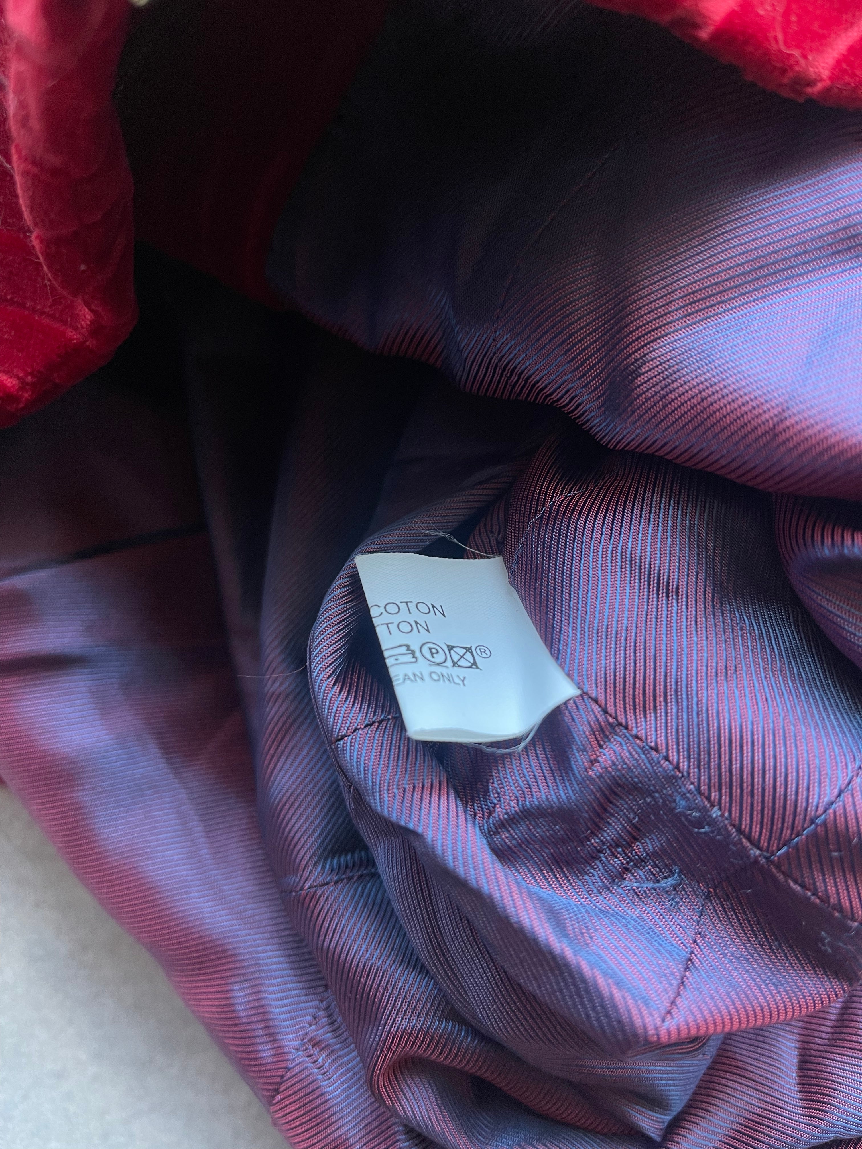 MUGLER velvet jacket