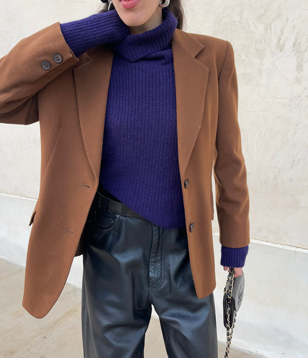 Tobacco blazer