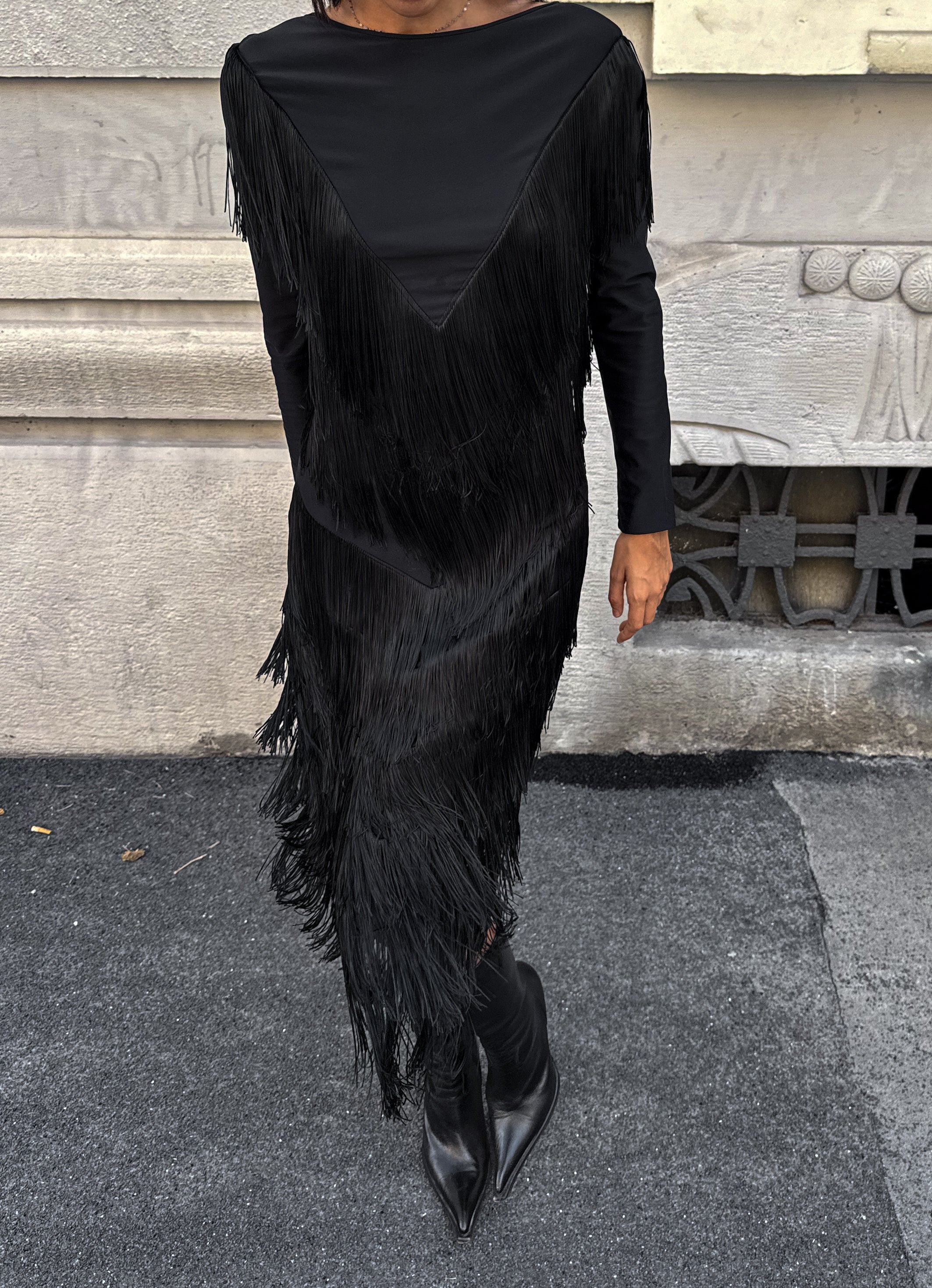 Fringed dress