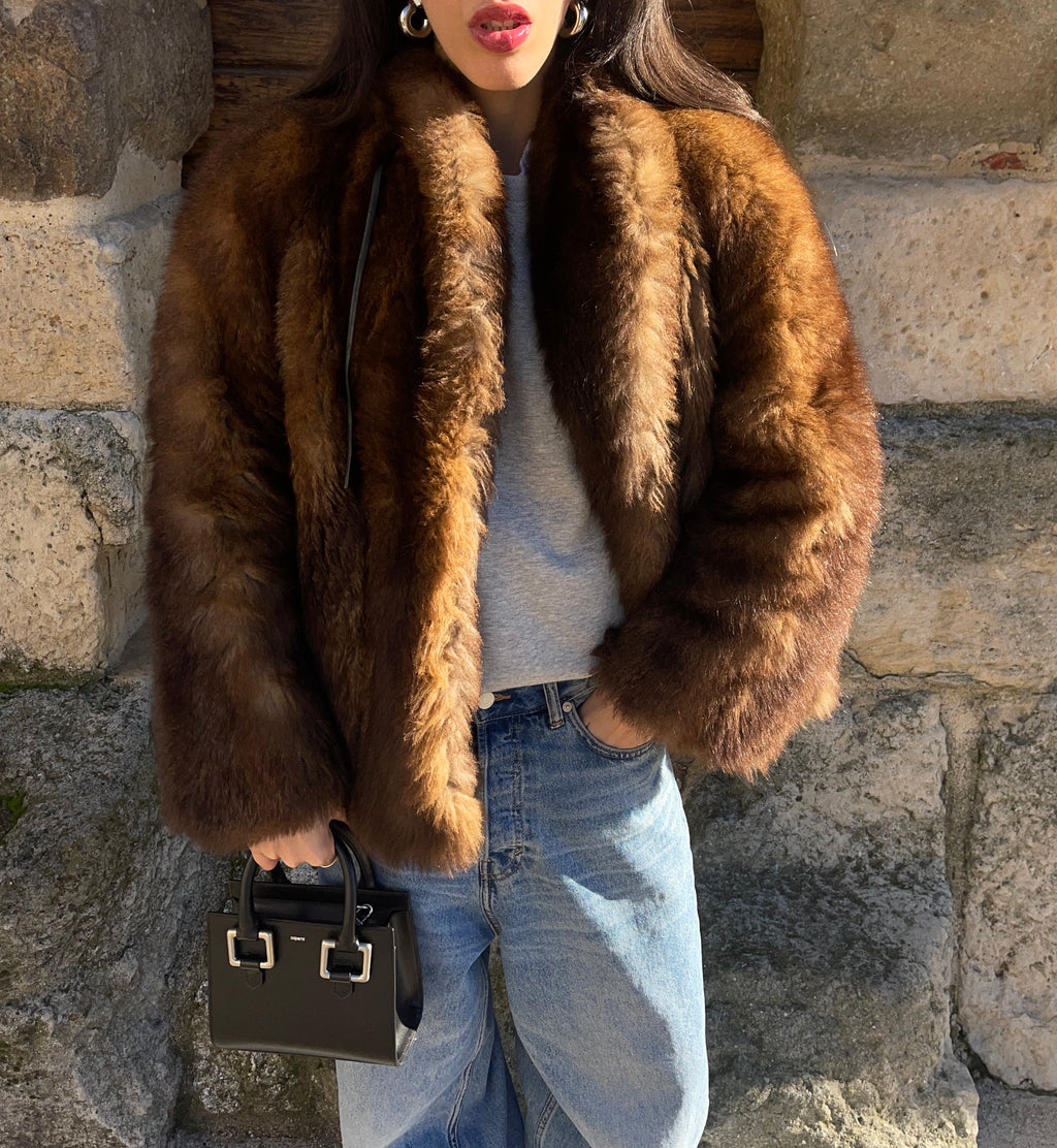 Vintage “ reworked” fur