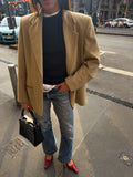 Camel wool blazer