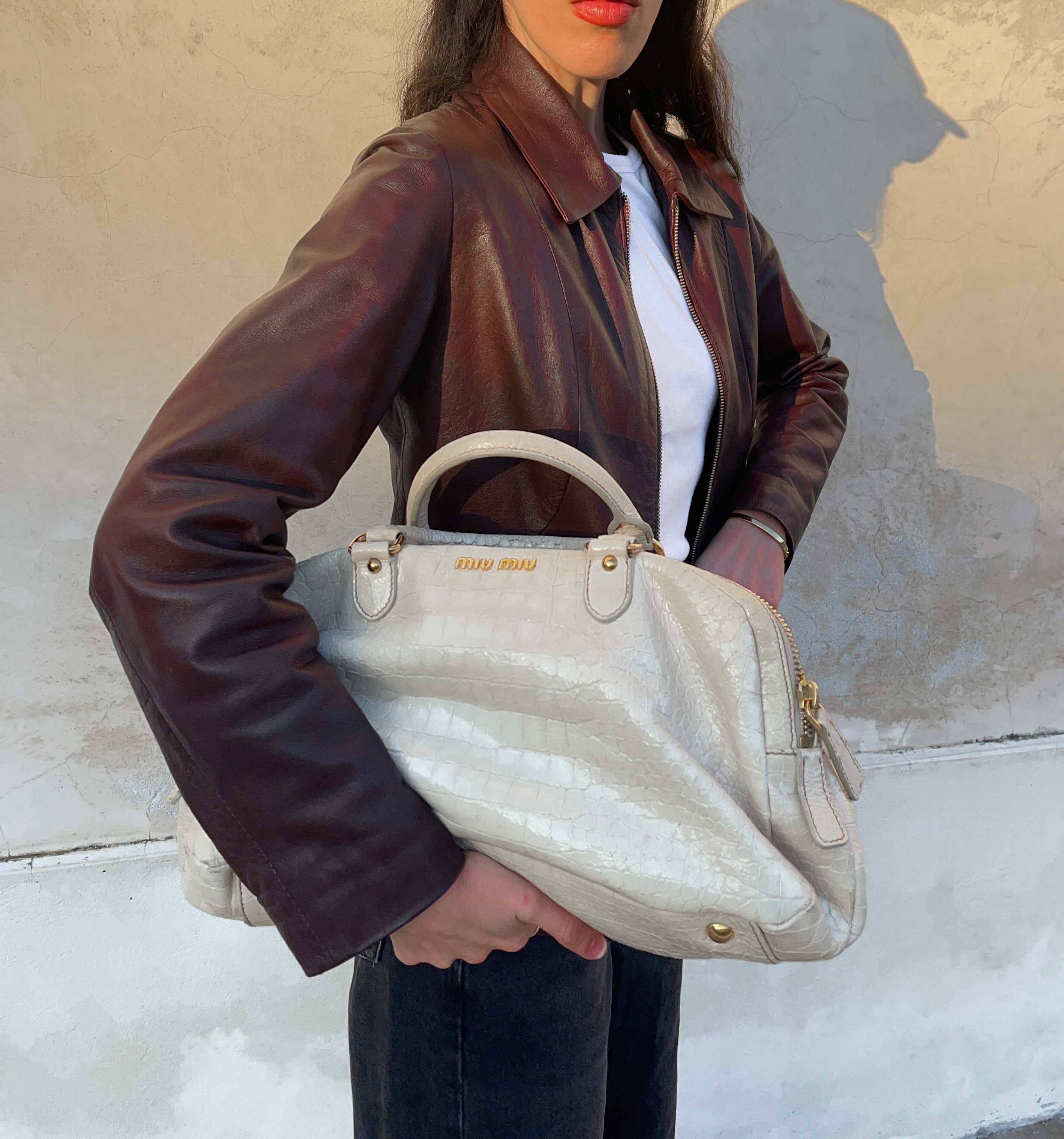 90s Burgundish jacket