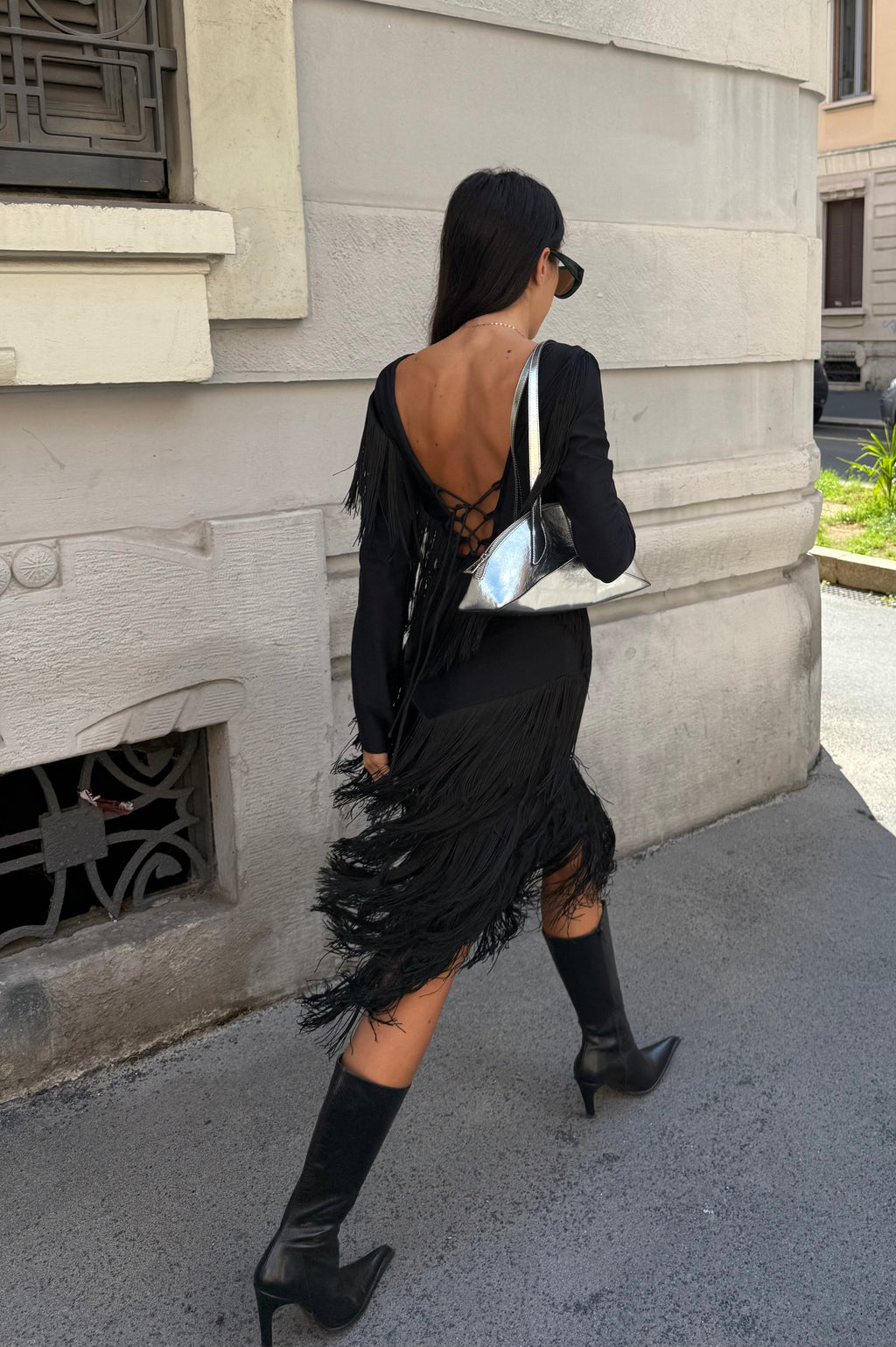 Fringed dress