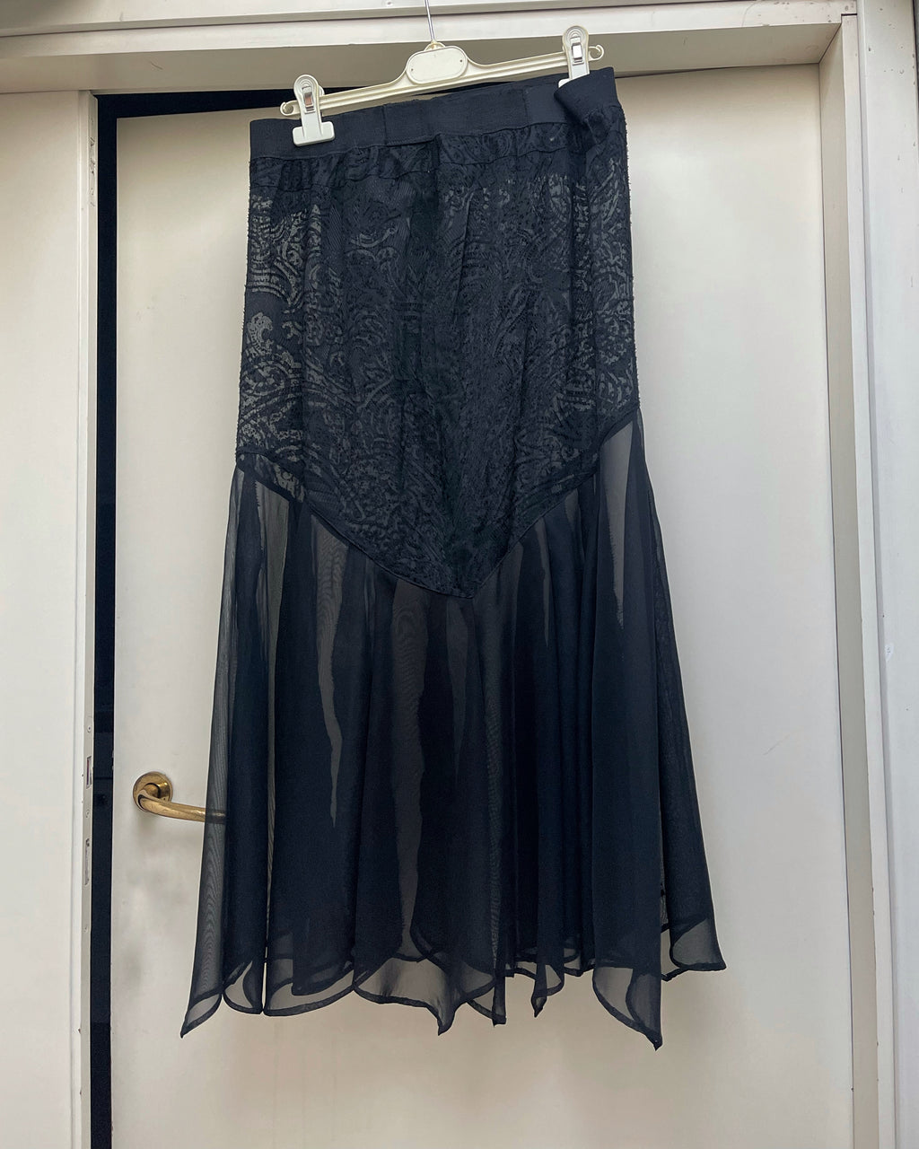 Transparent skirt