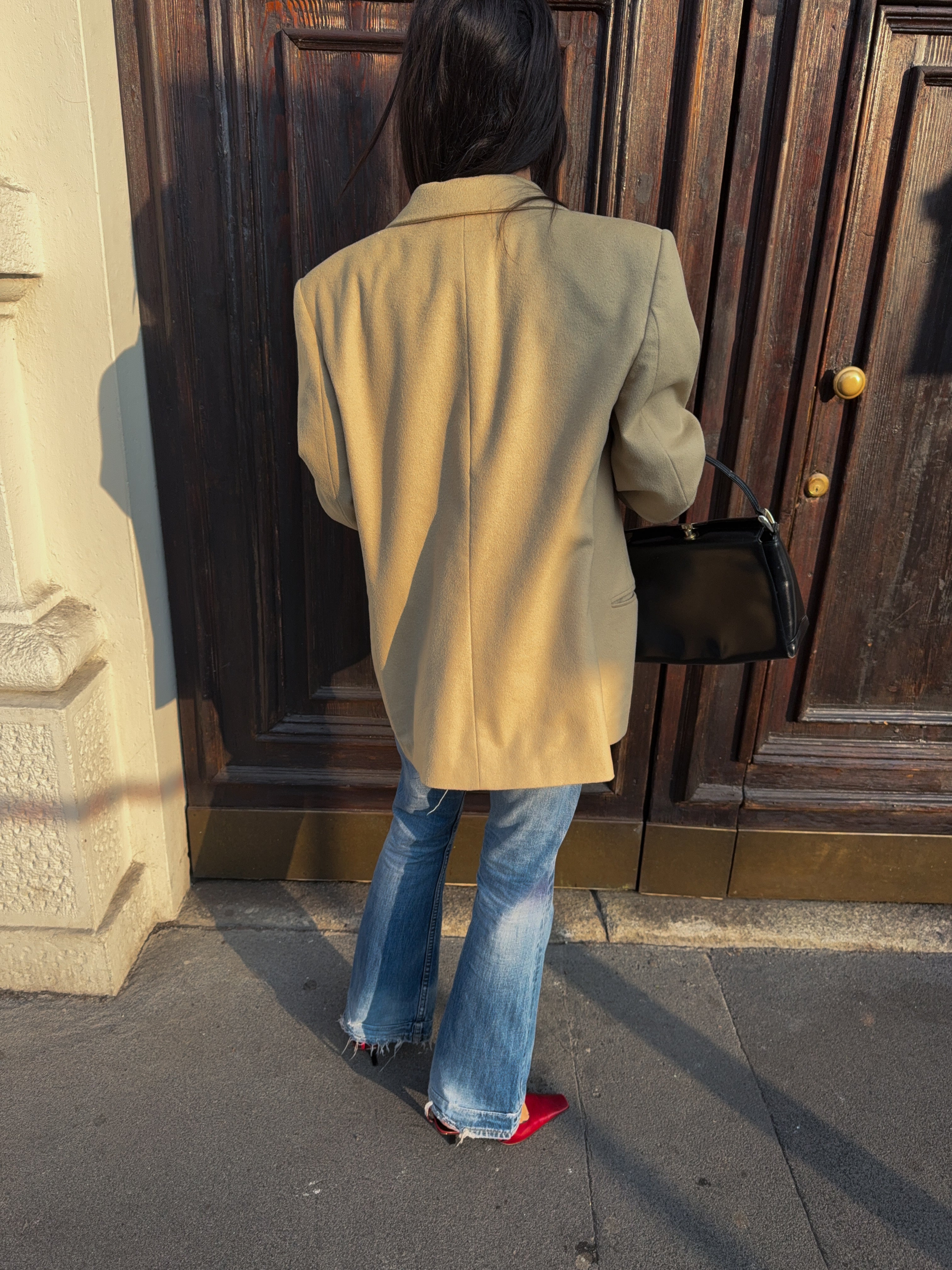 Camel wool blazer