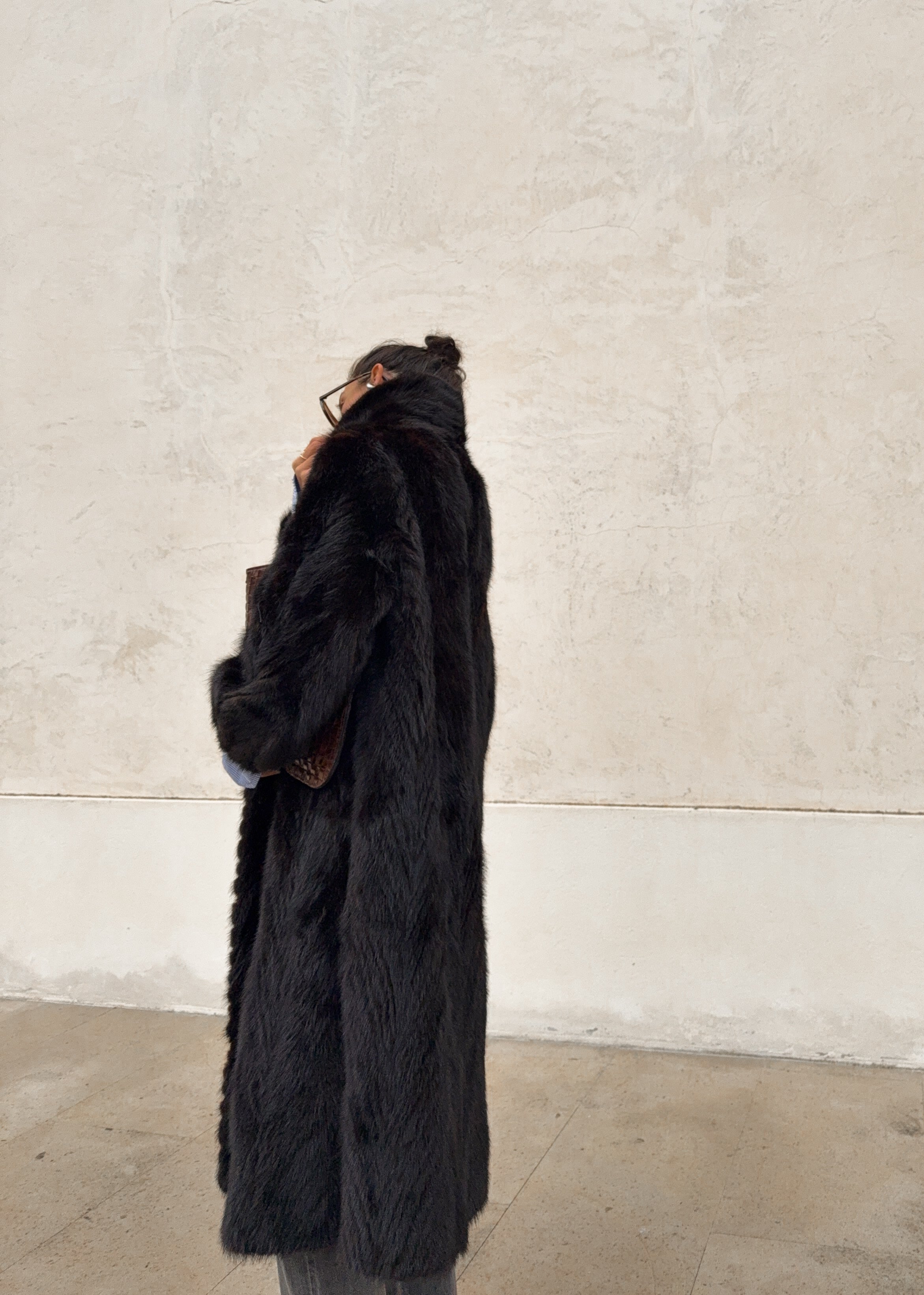 Mink fur coat