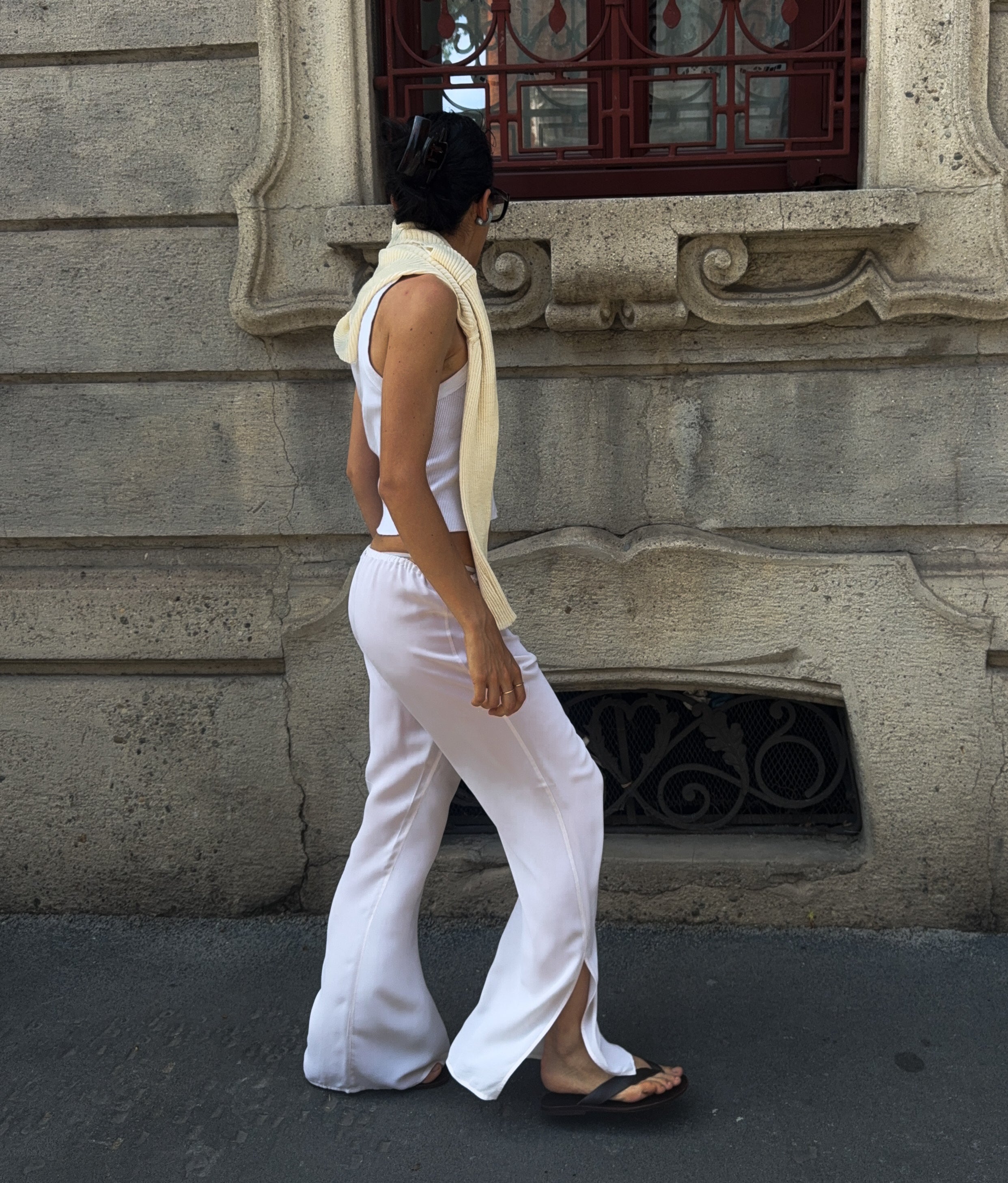 100% silk pants