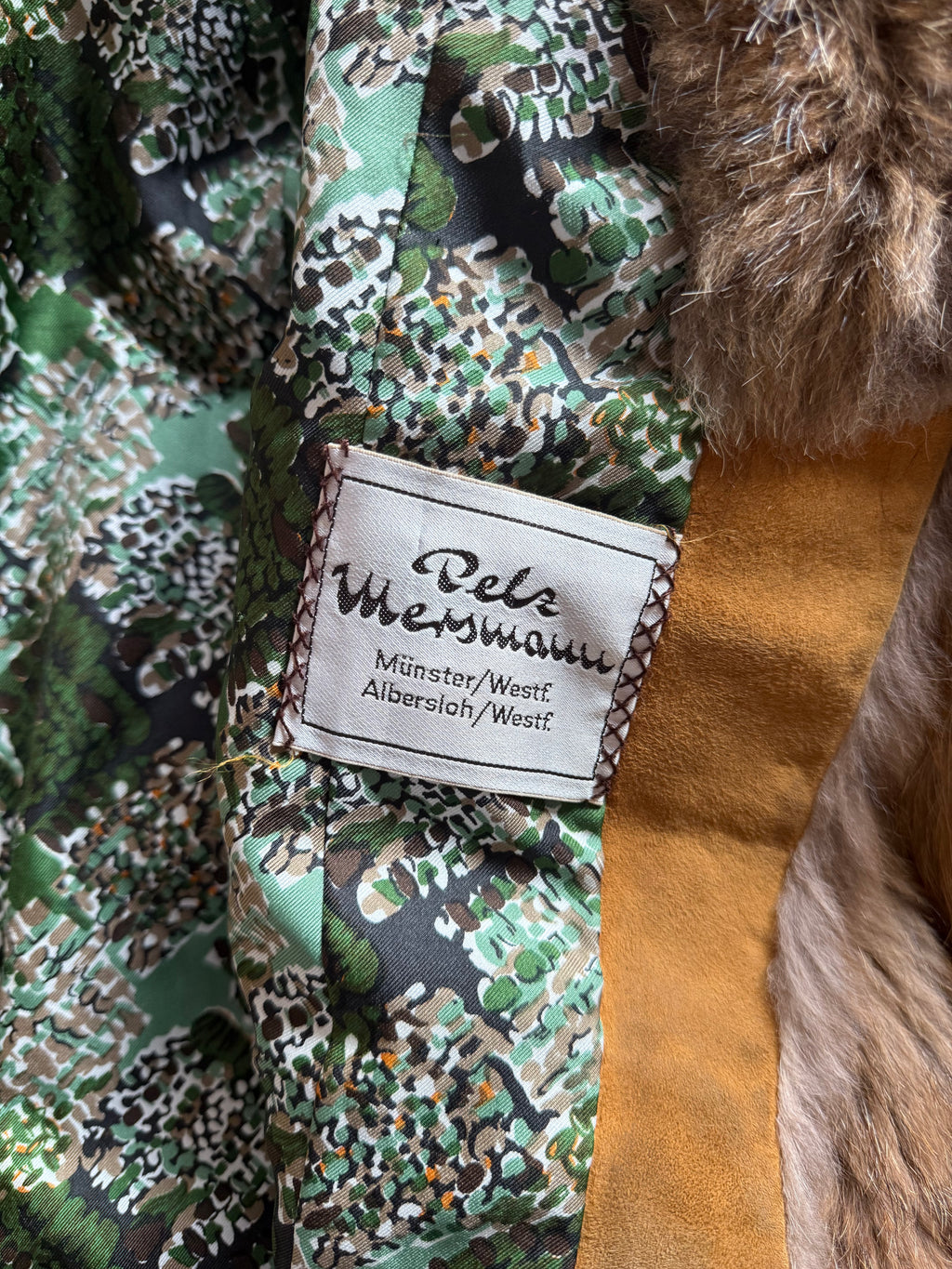 Fox fur vintage jacket