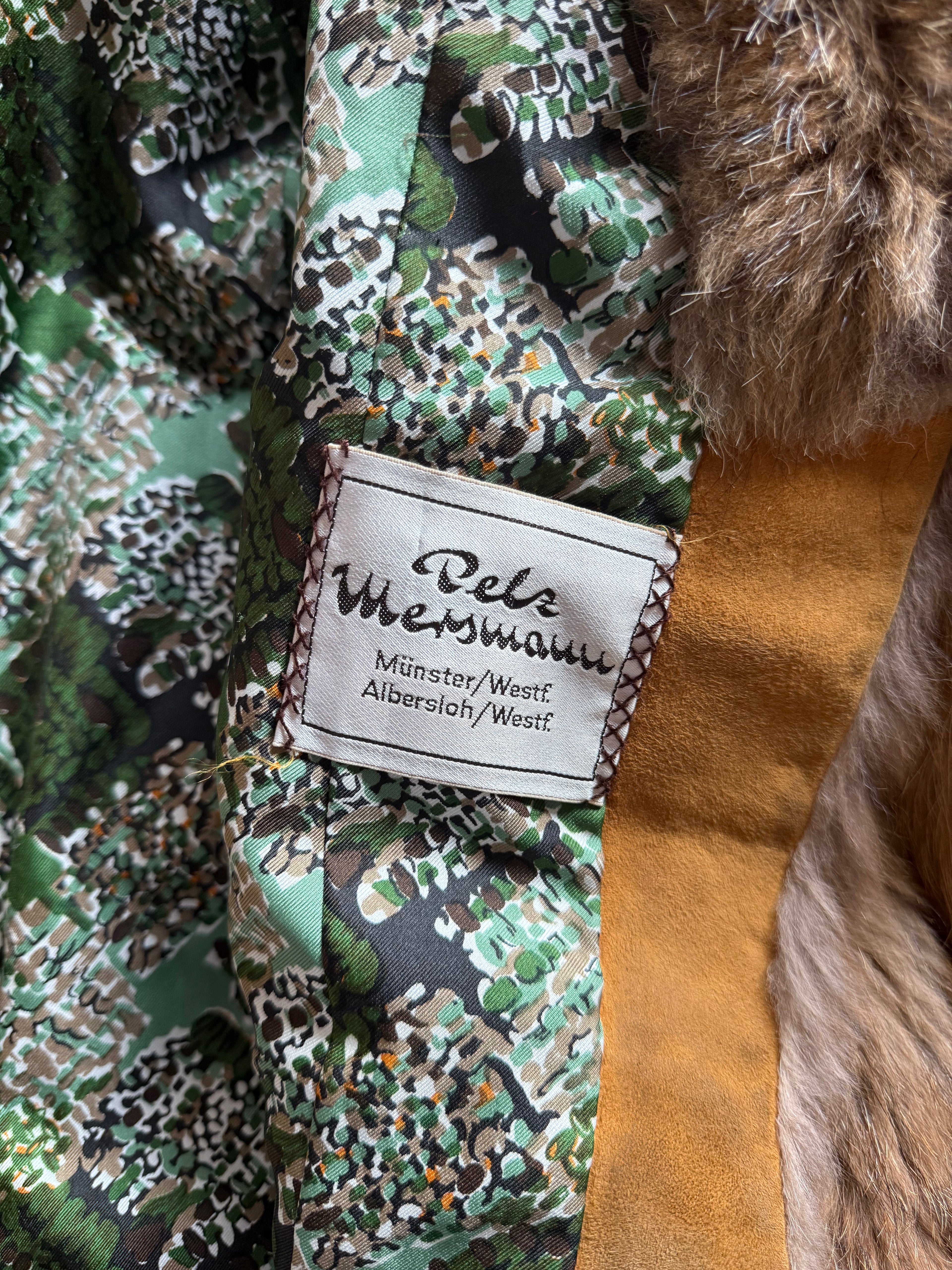 Fox fur vintage jacket