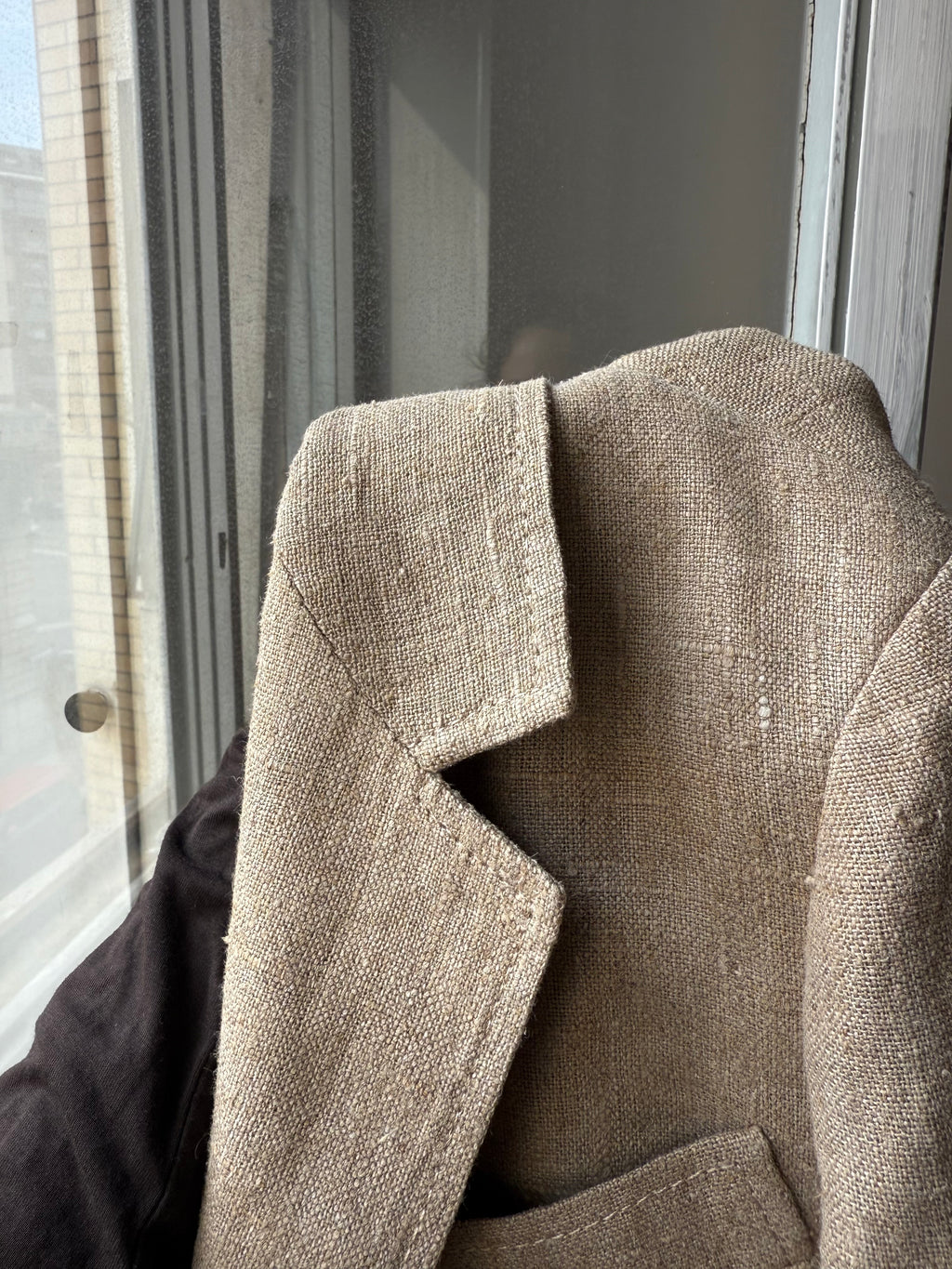 100% linen blazer