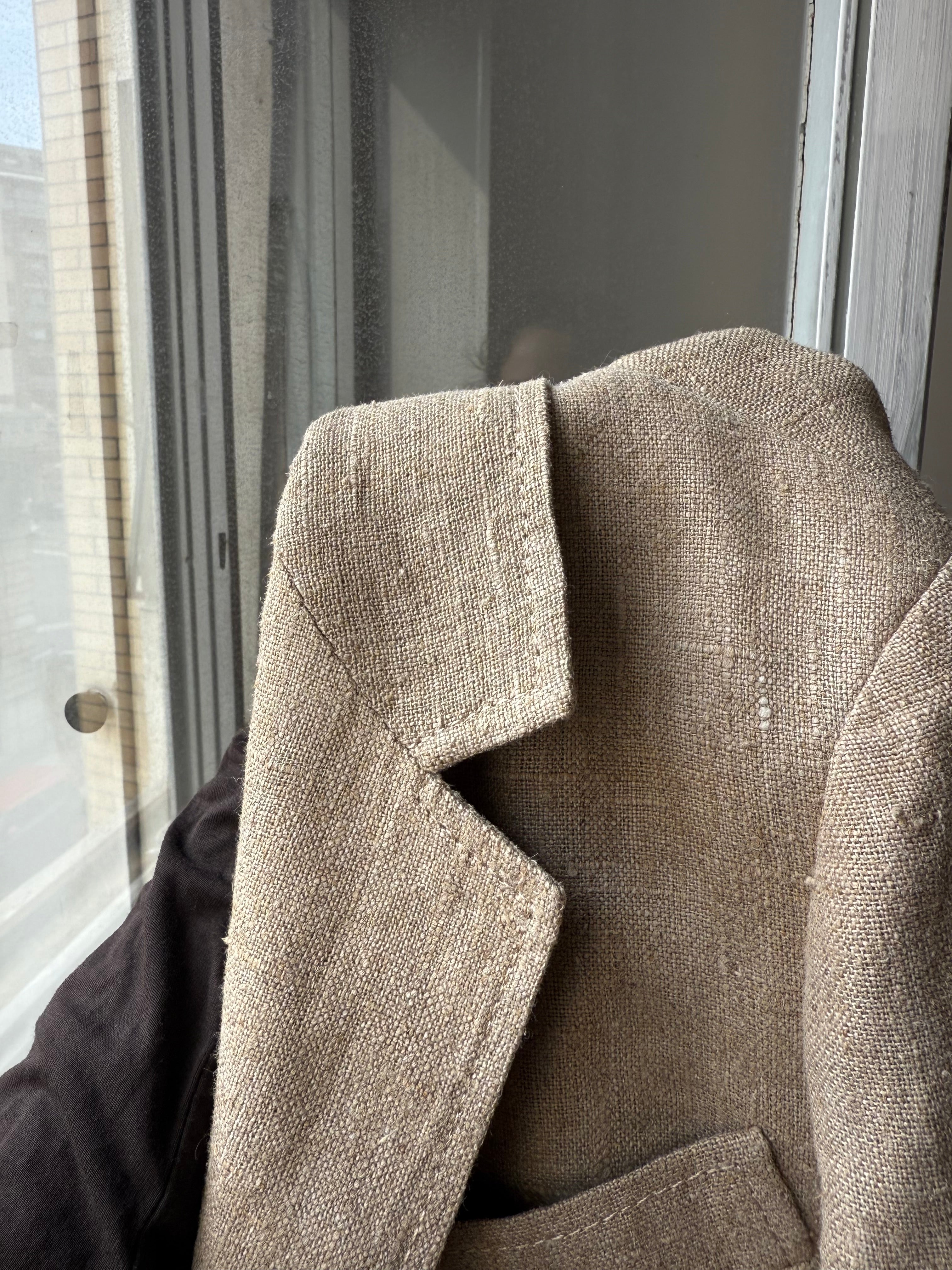 100% linen blazer