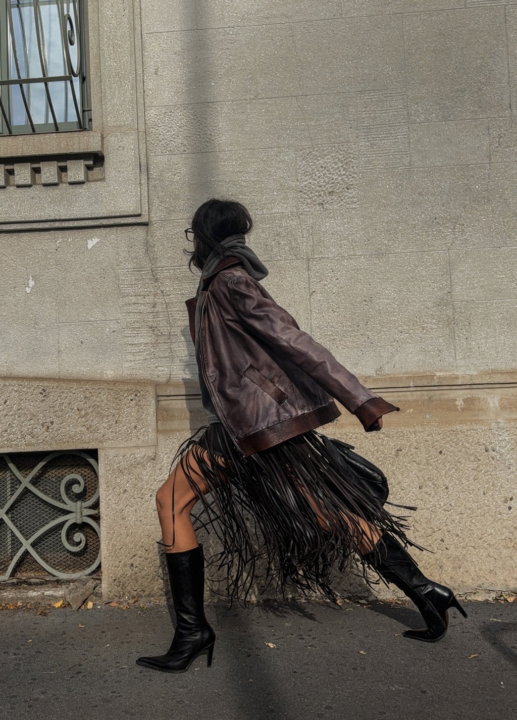 Iceberg leather jacket