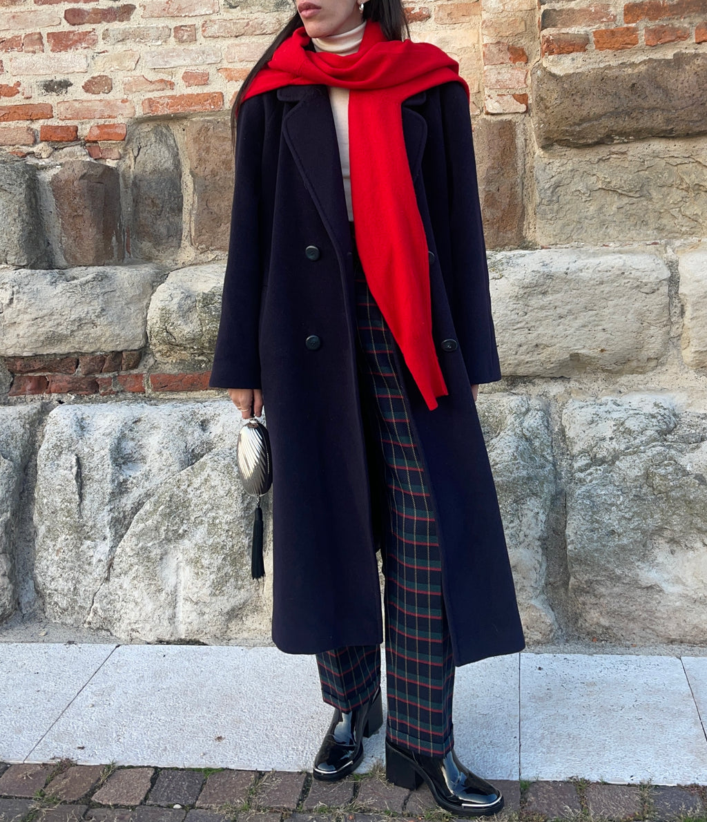 Red wool jumper