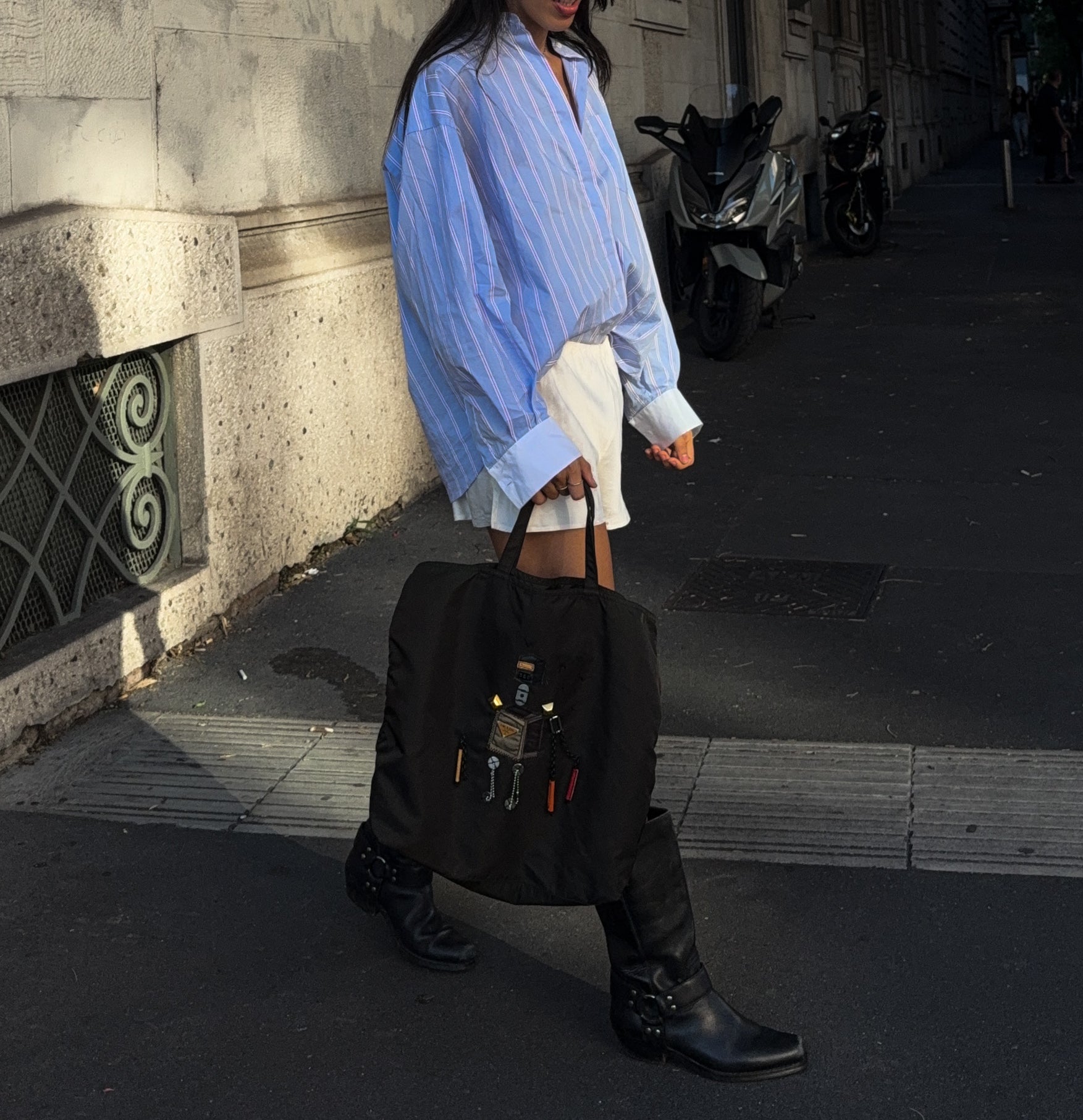 Prada robot 2005 tote bag