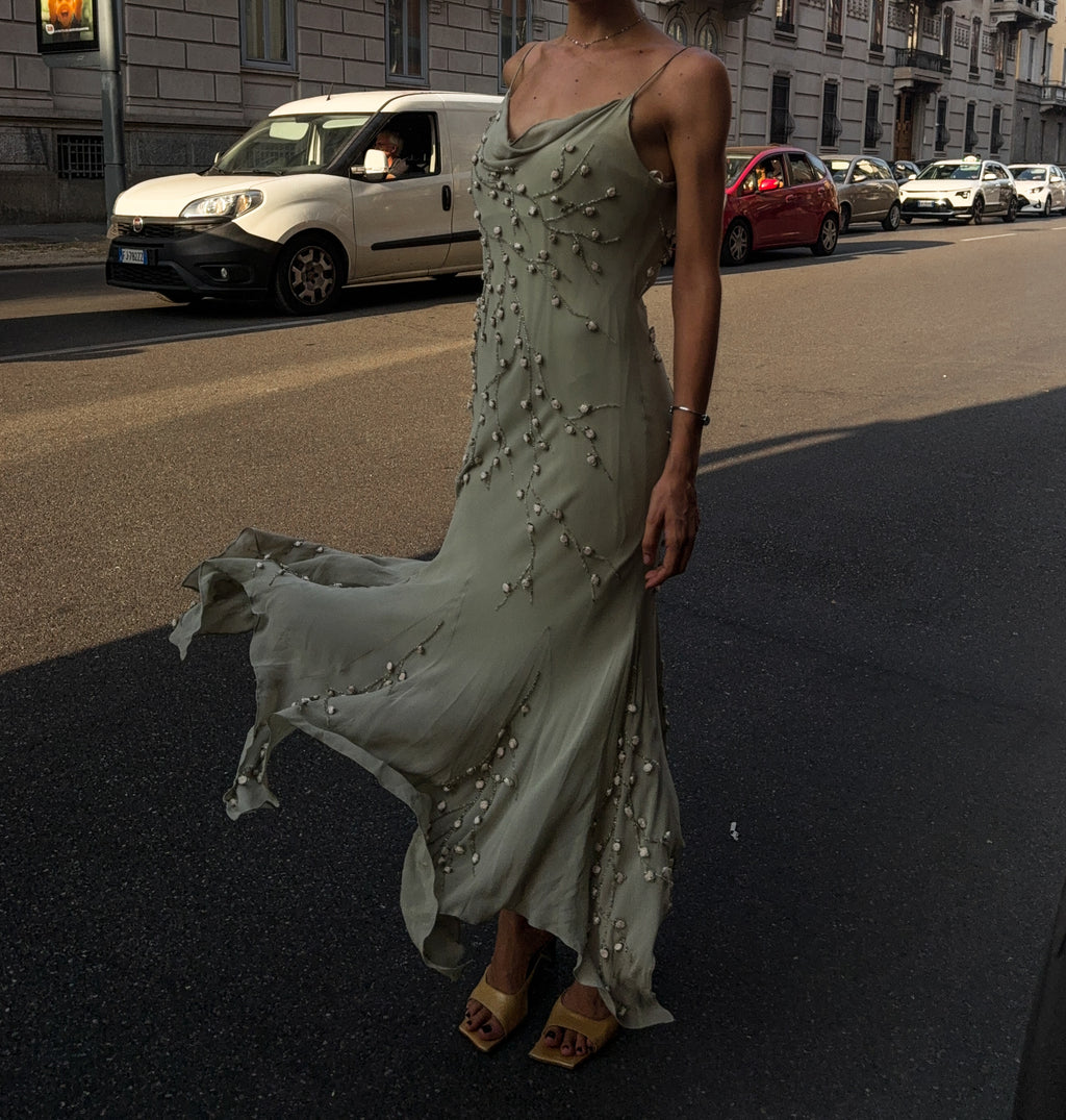 90s salvia dress