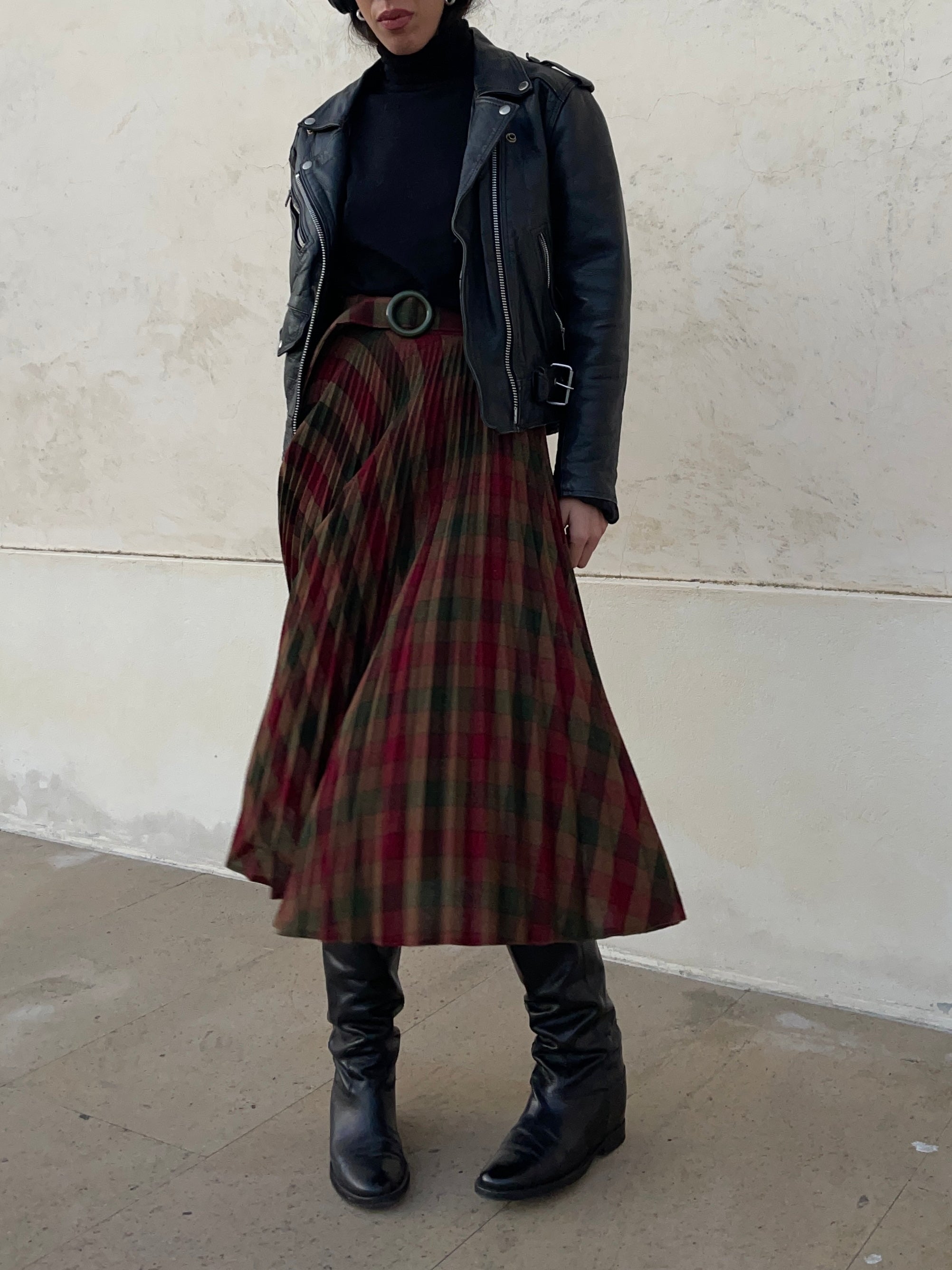 Wool skirt
