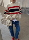 Striped wool jumper