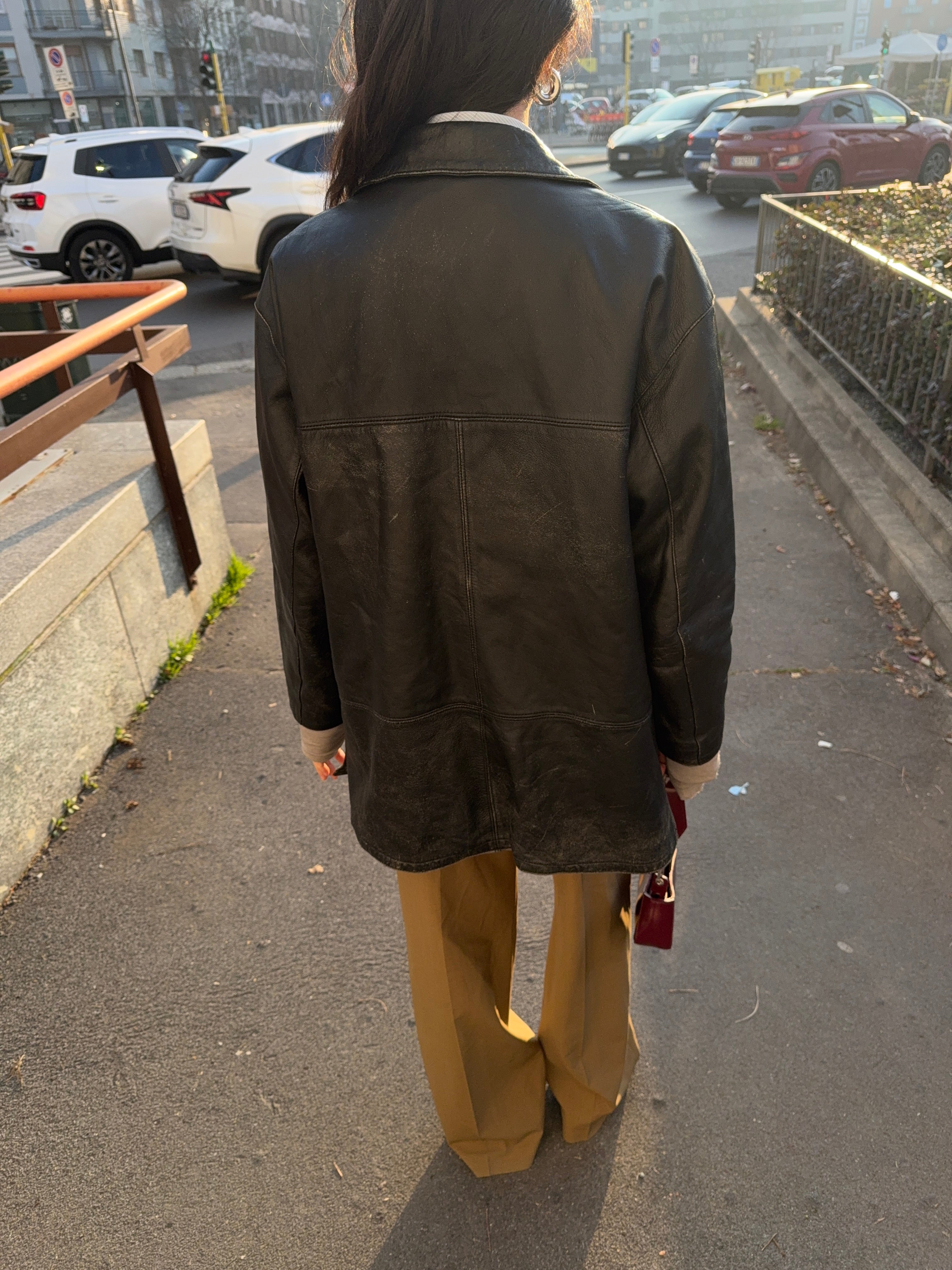 DISTRESSED Leather jacket