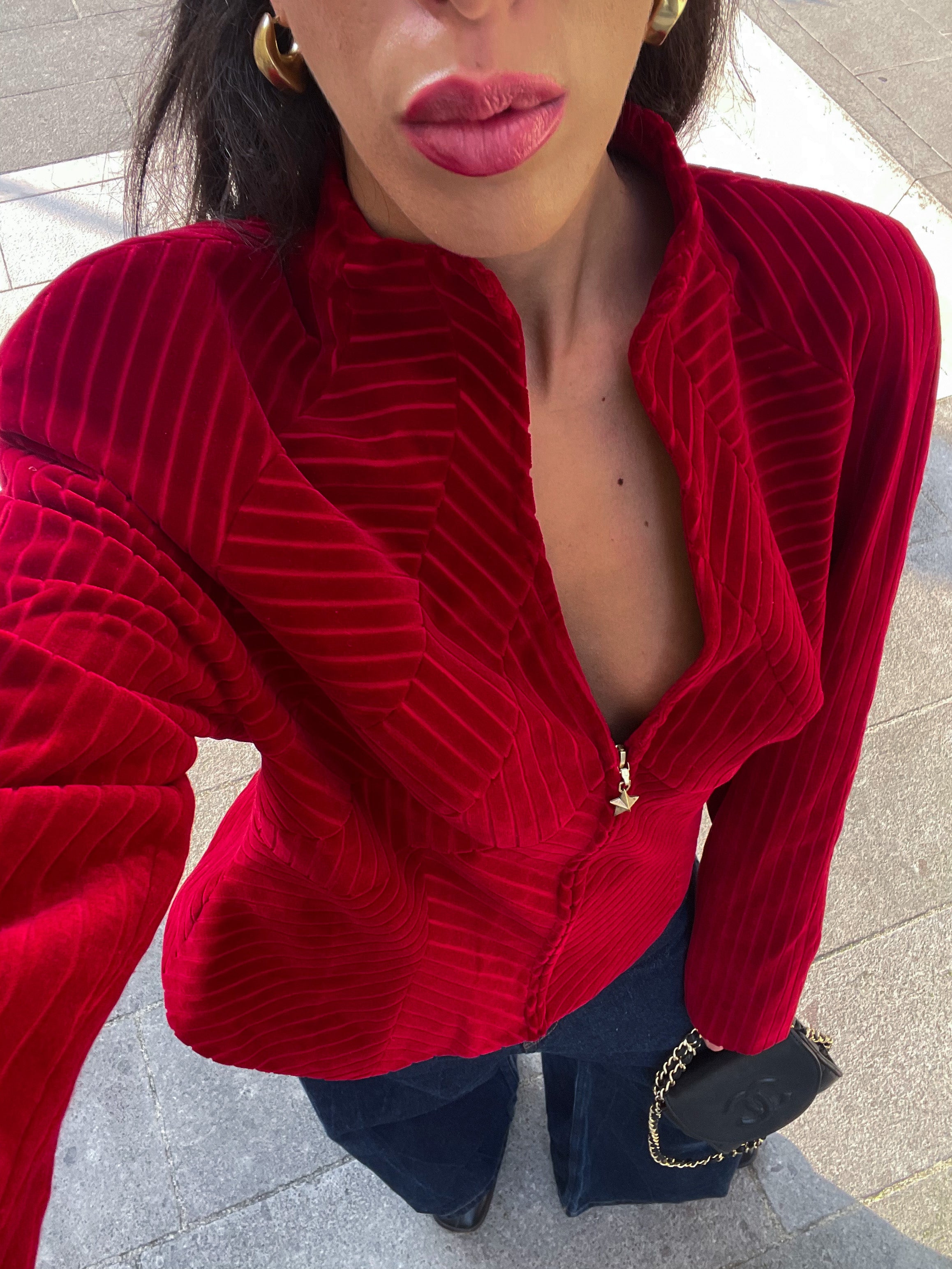 MUGLER velvet jacket