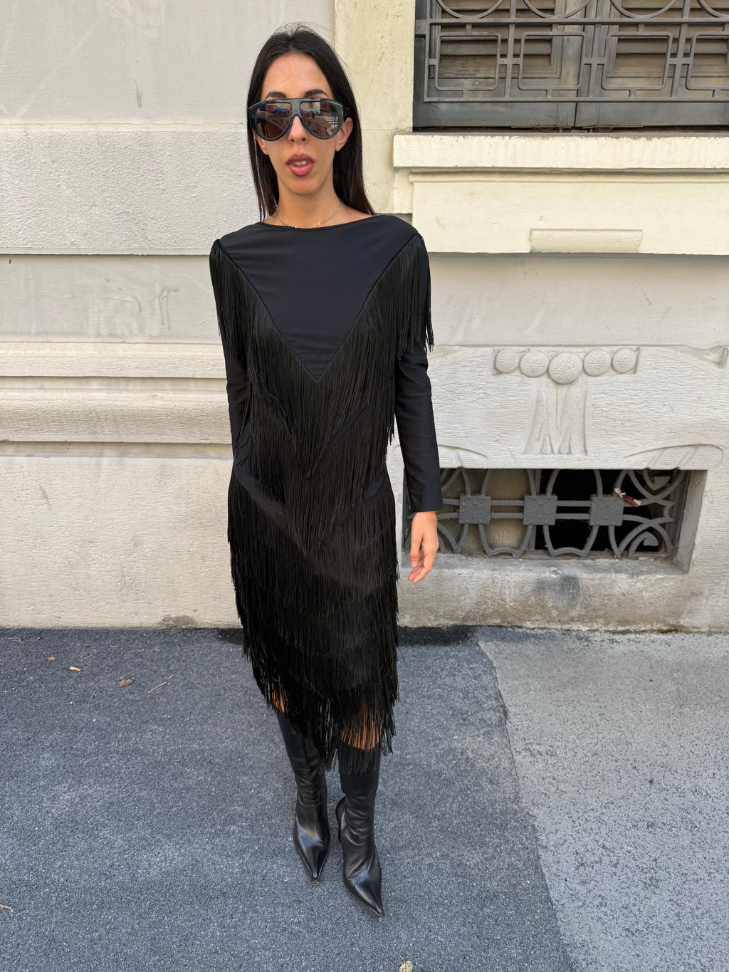 Fringed dress