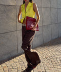 FERRÈ STUDIO lime slevelss top