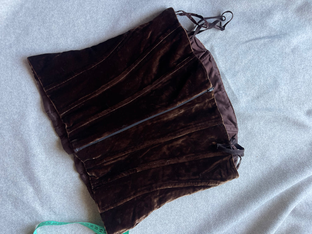 Luisa Spagnoli Velvet silk bustier
