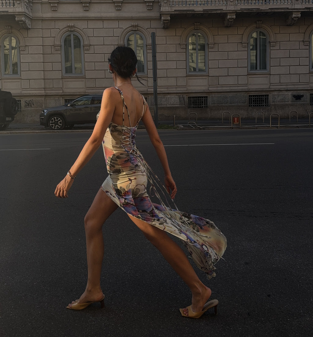 Vintage y2k floral dress