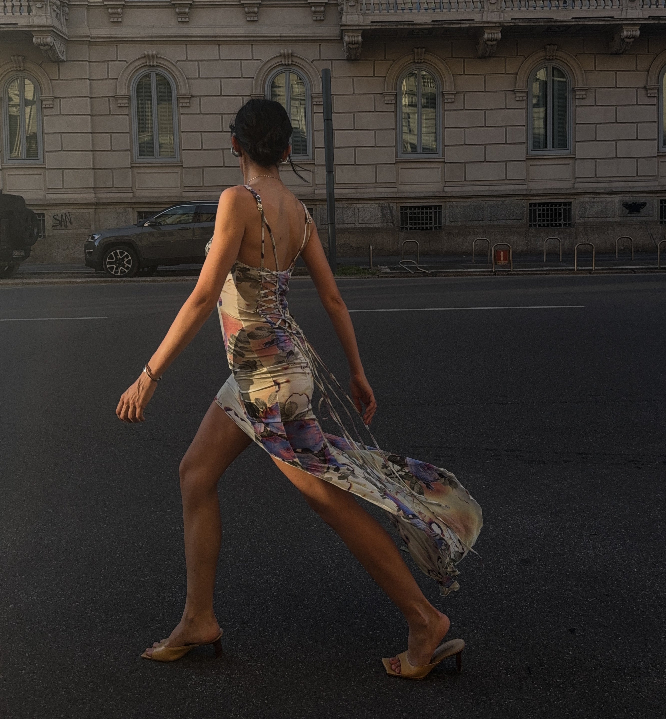 Vintage y2k floral dress