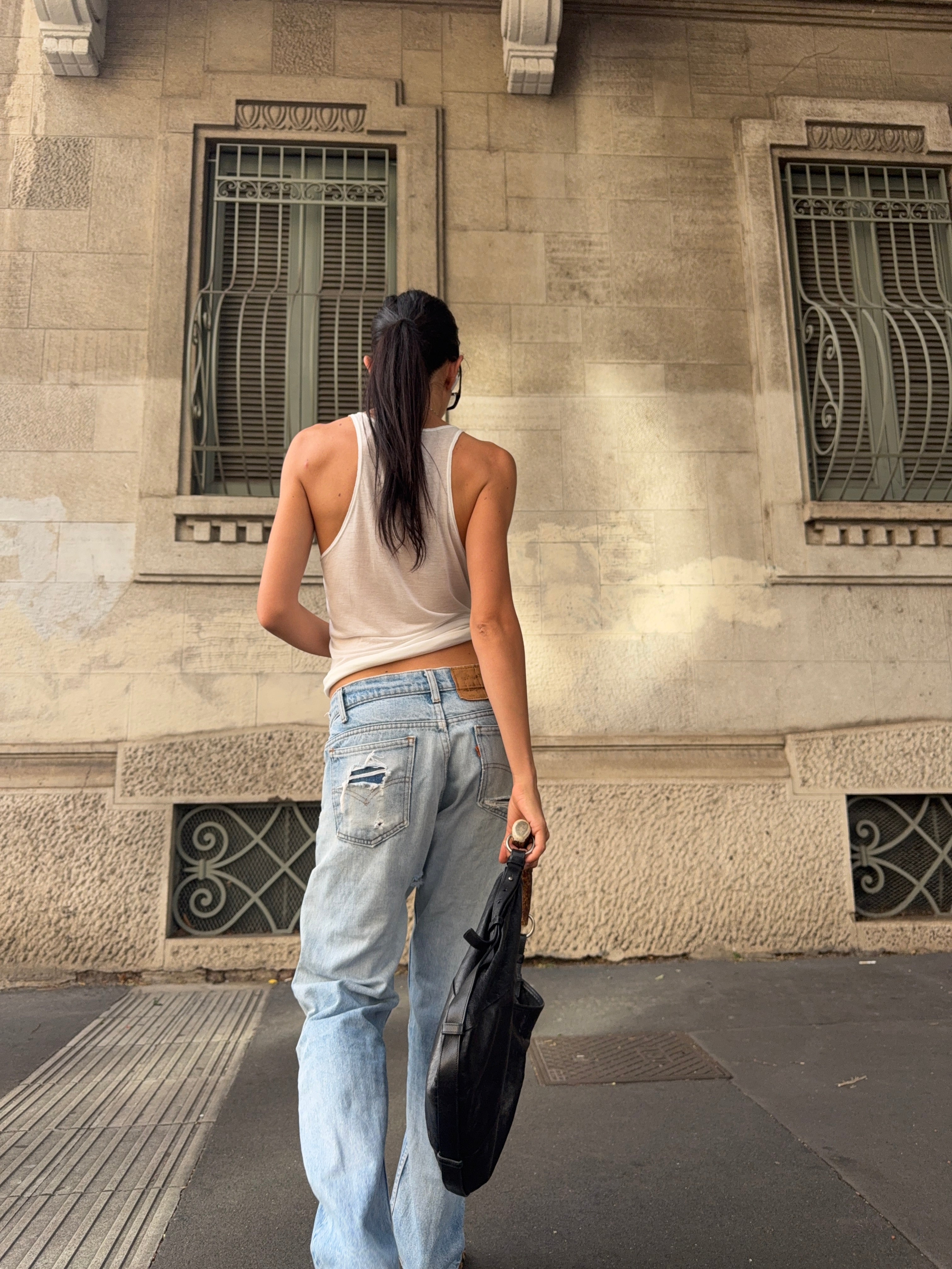 Cotton modal tank top
