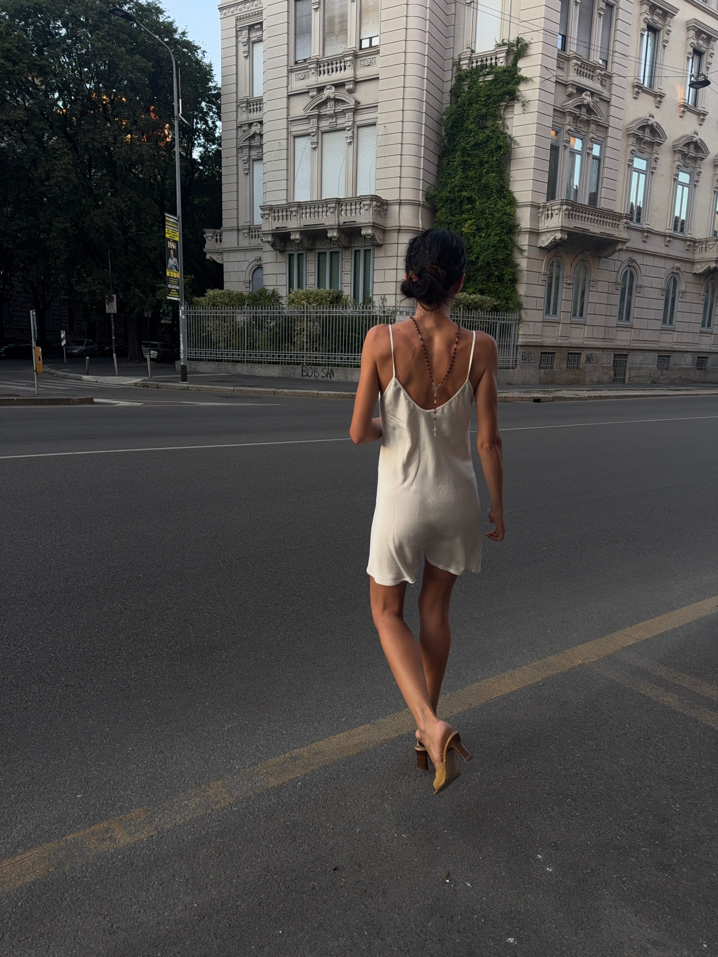 100% silk slip dress