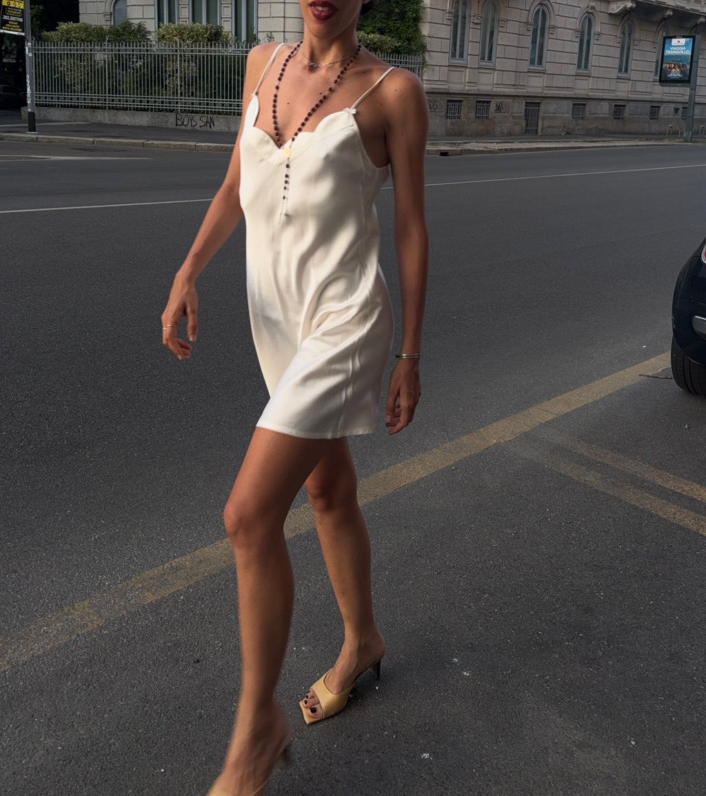 100% silk slip dress