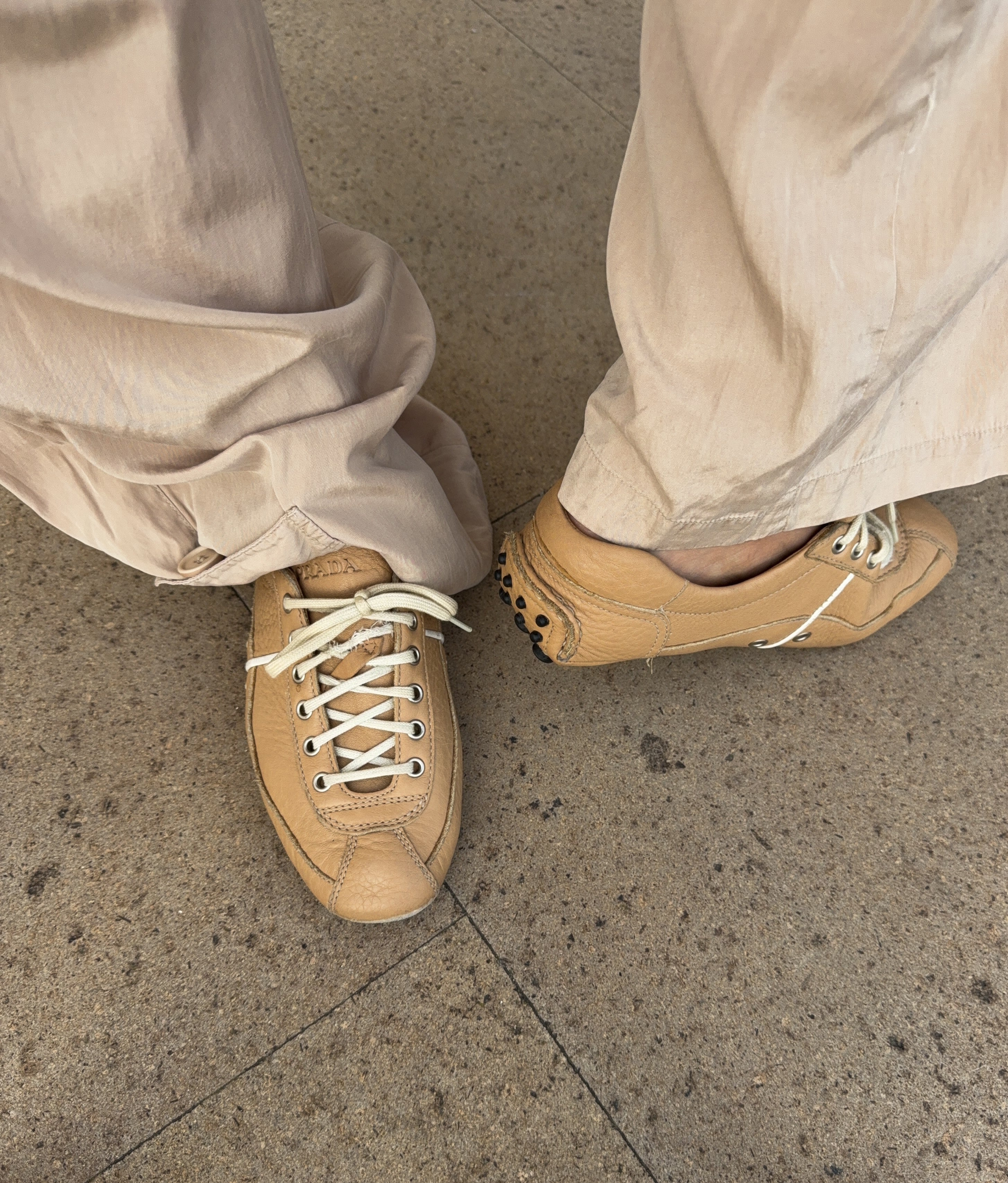 Car shoe x Prada vintage y2k sneakers