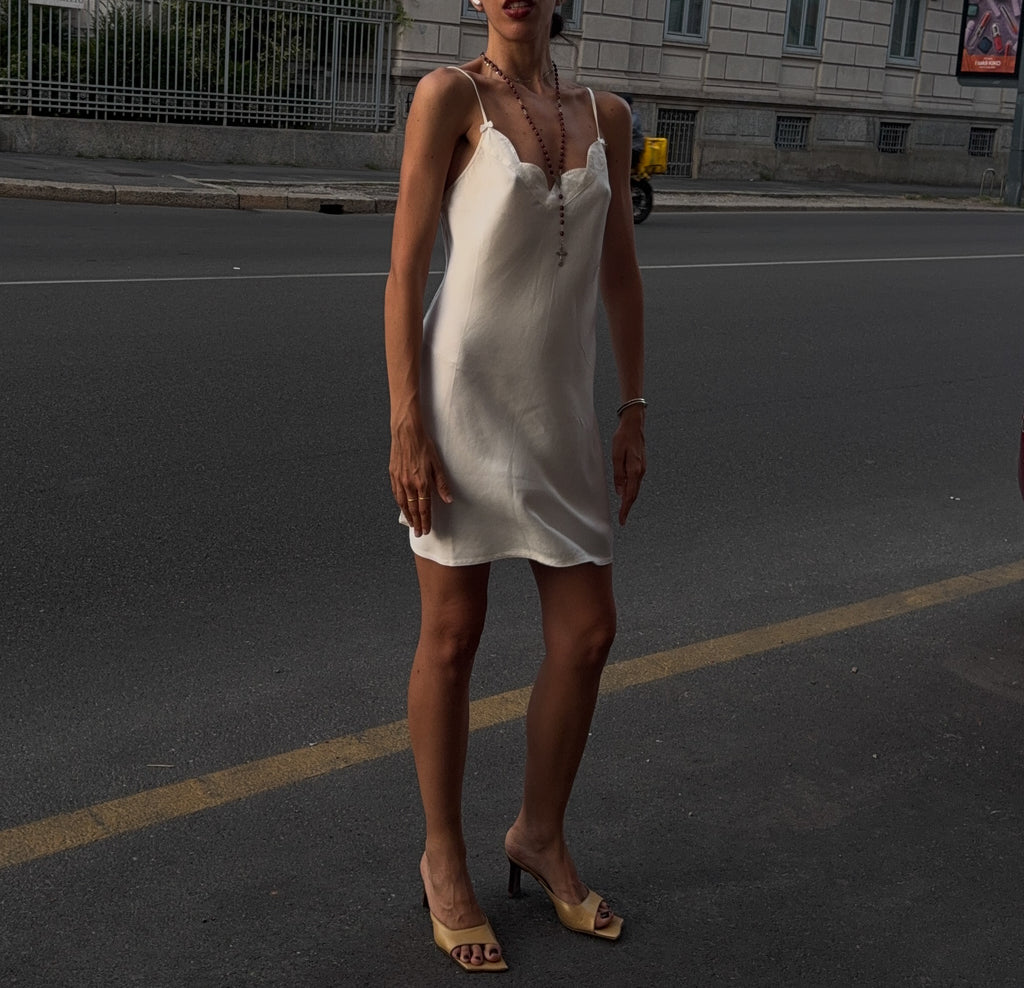 100% silk slip dress