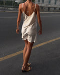 100% silk slip dress